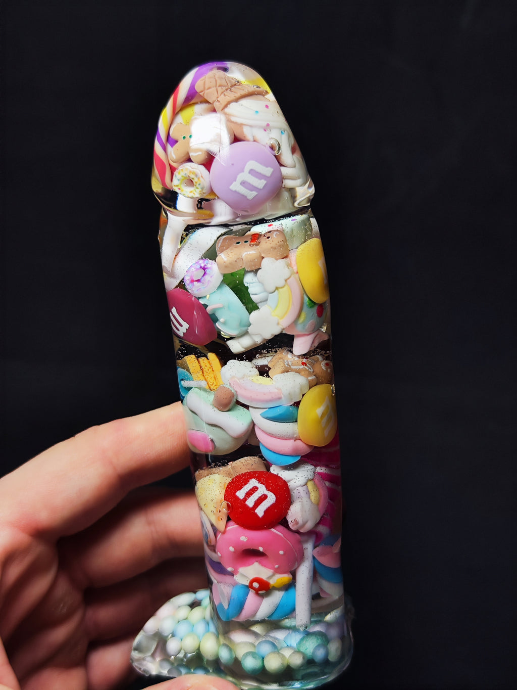 🍬 Handmade Decor Epoxy Resin Sculpture with Candy (16cm|6.3in|free shipping)