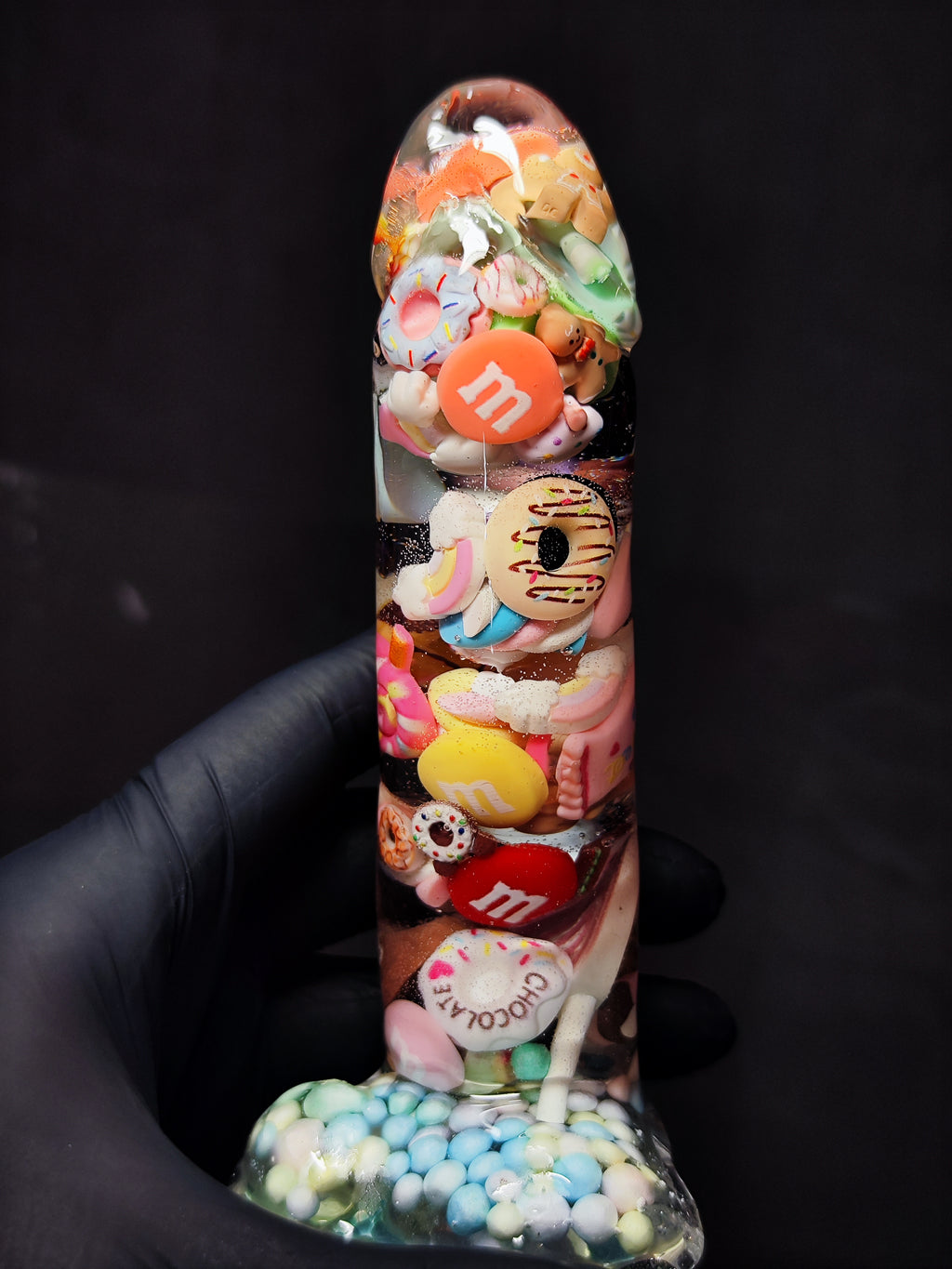 🍬 Handmade Decor Epoxy Resin Sculpture with Candy (16cm|6.3in|free shipping)