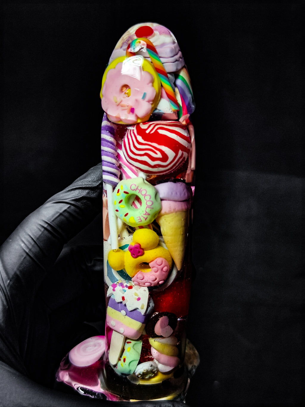 🍬 Handmade Decor Epoxy Resin Sculpture with Candy (16cm|6.3in|free shipping)