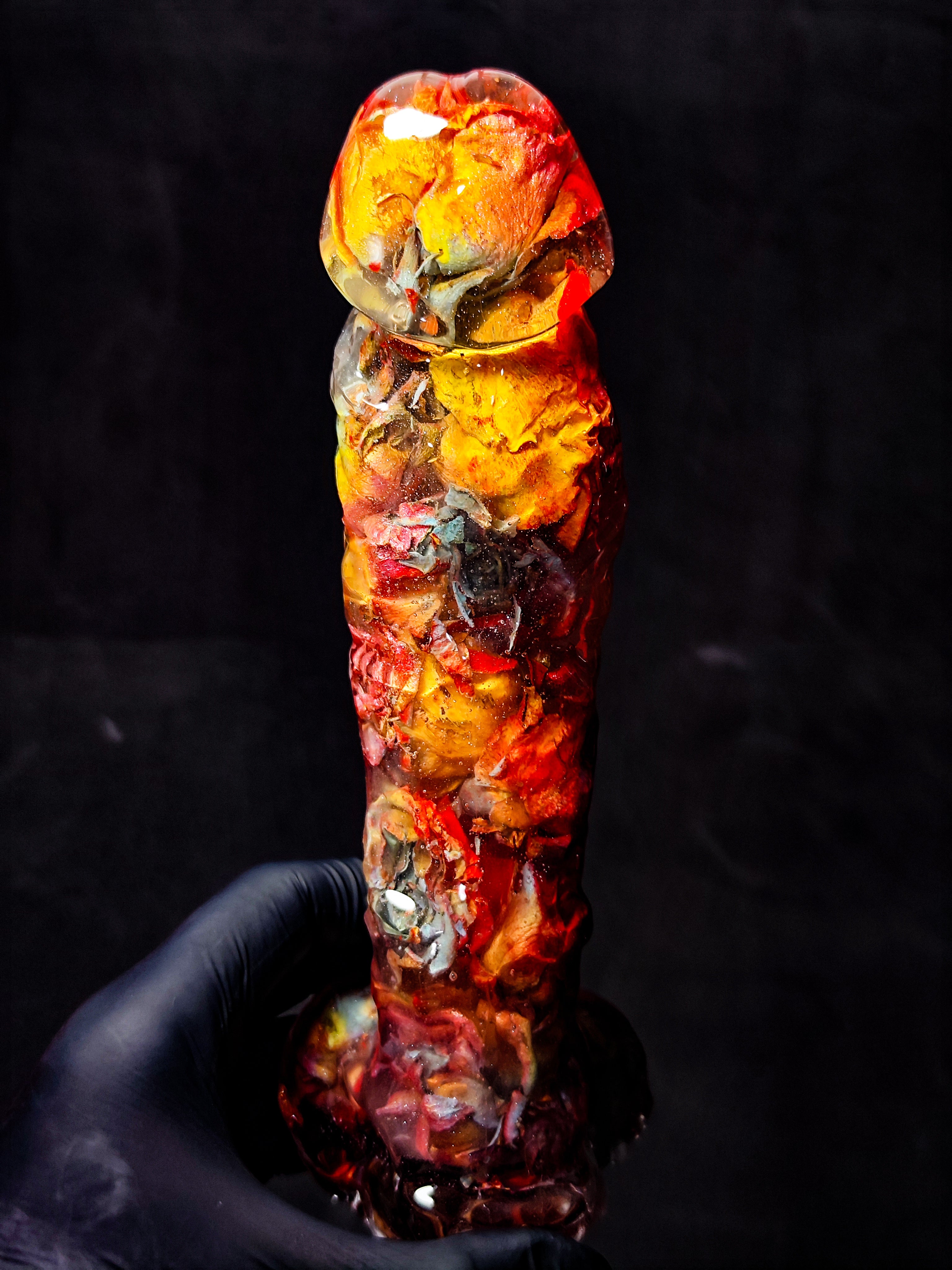 🌹🌈Painted roses(24cm|9.5in|free shipping)