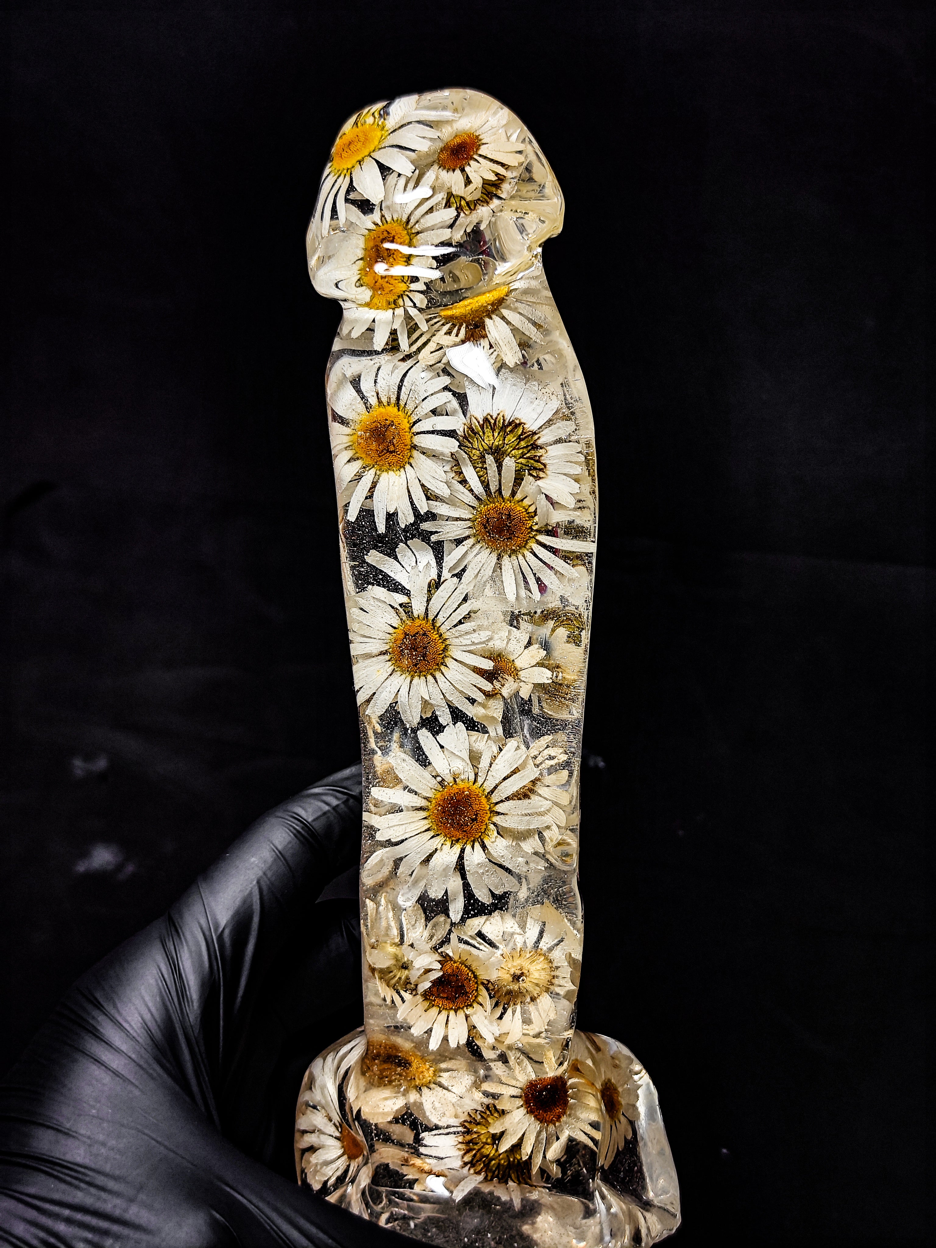 🤍Sculpture with Daisies(22cm|8.7in|free shipping)