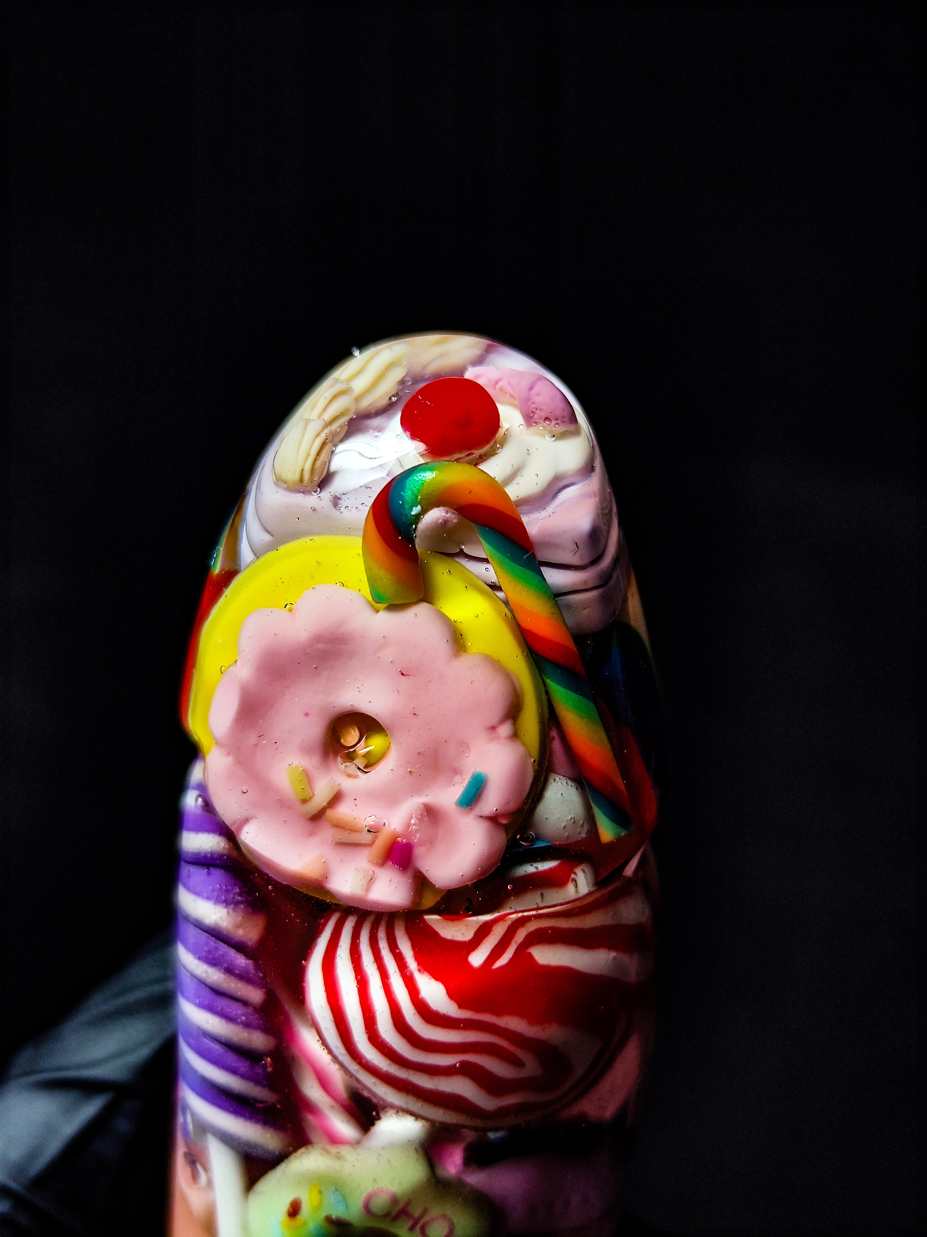 🍬 Handmade Decor Epoxy Resin Sculpture with Candy (16cm|6.3in|free shipping)