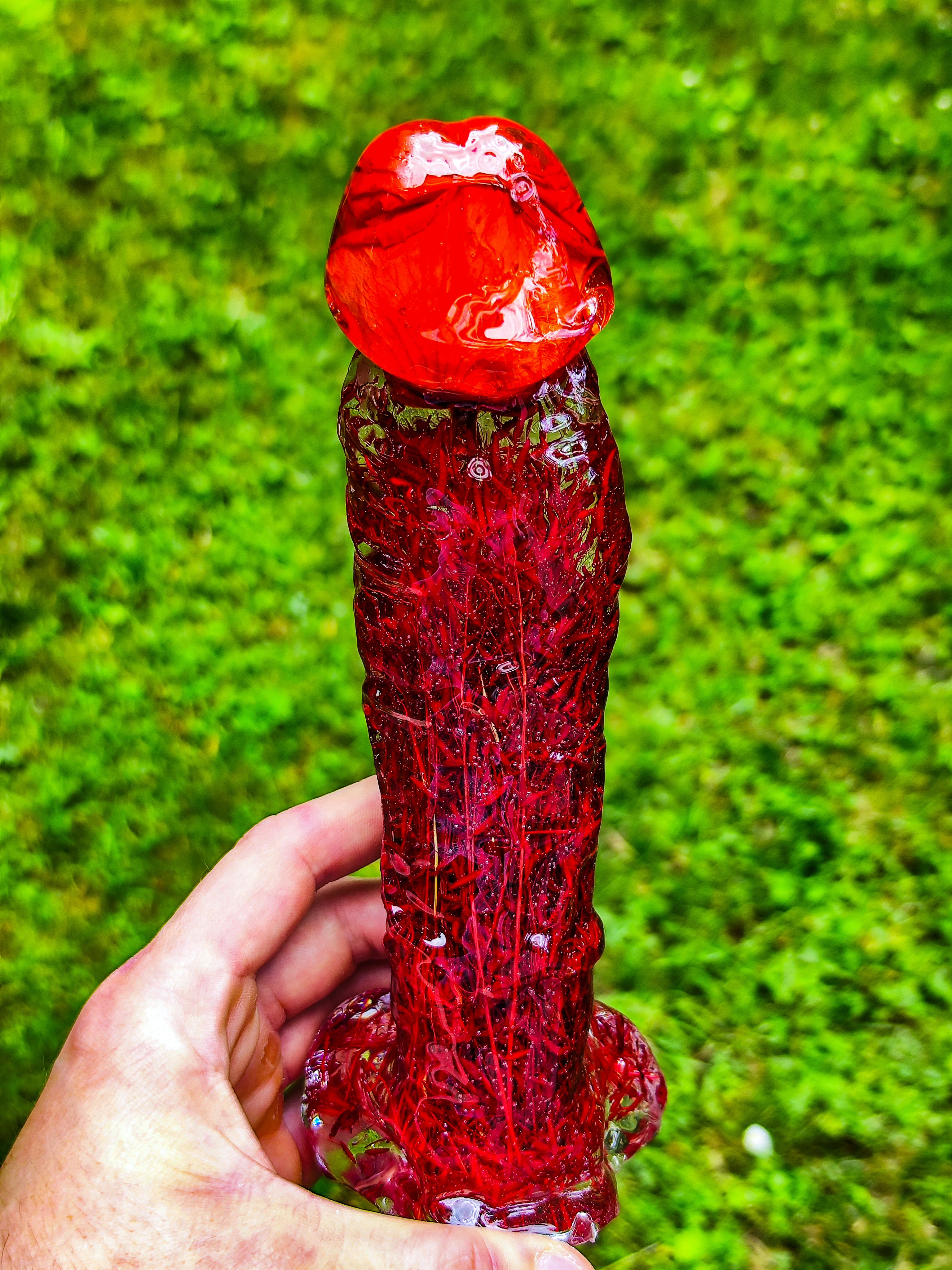 🌹 Epoxy Figure with Red Rose(22cm|8.7in|free shipping|handmade)