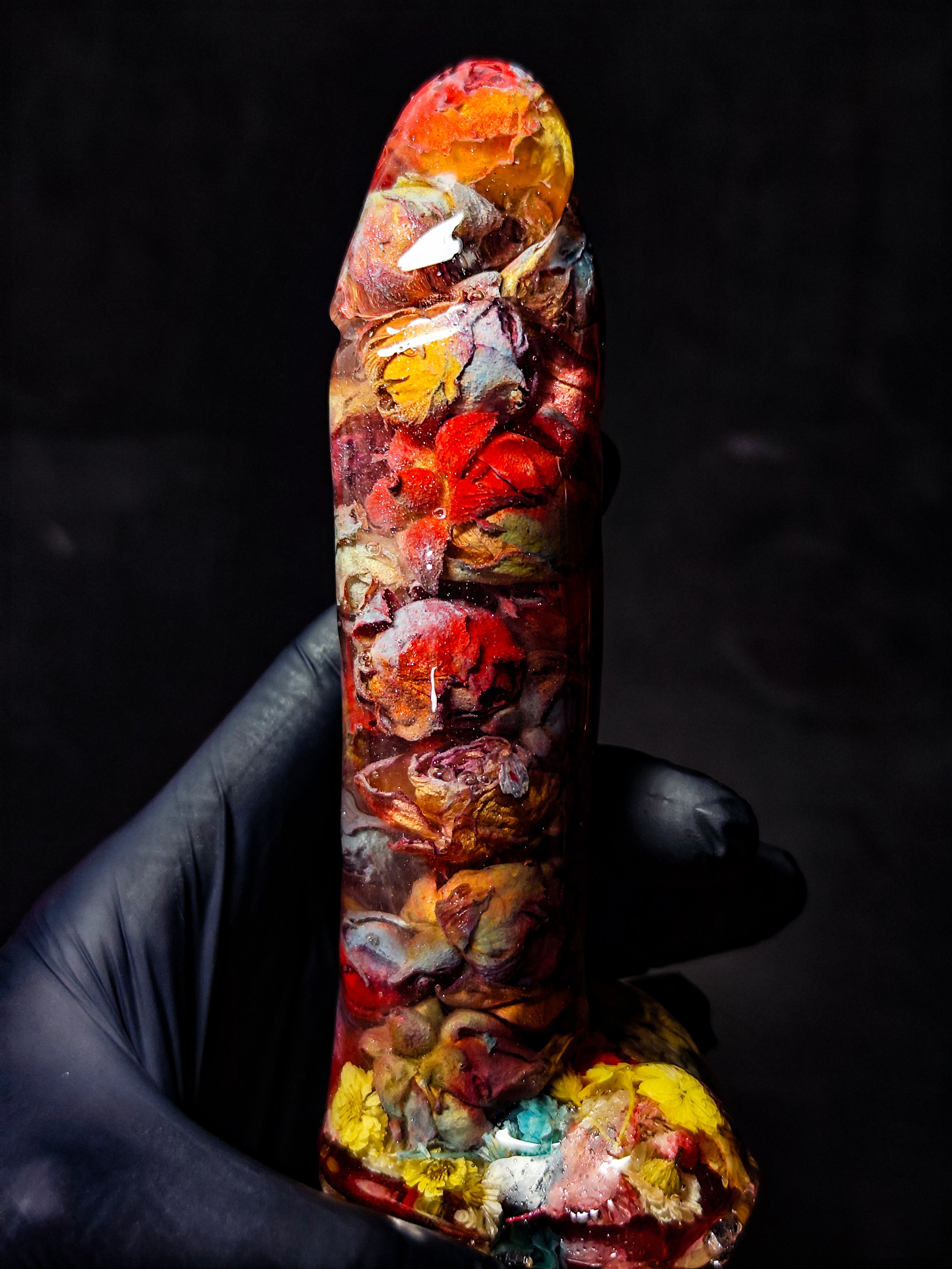 🌹🌈Painted roses(16cm|6.3in|free shipping)