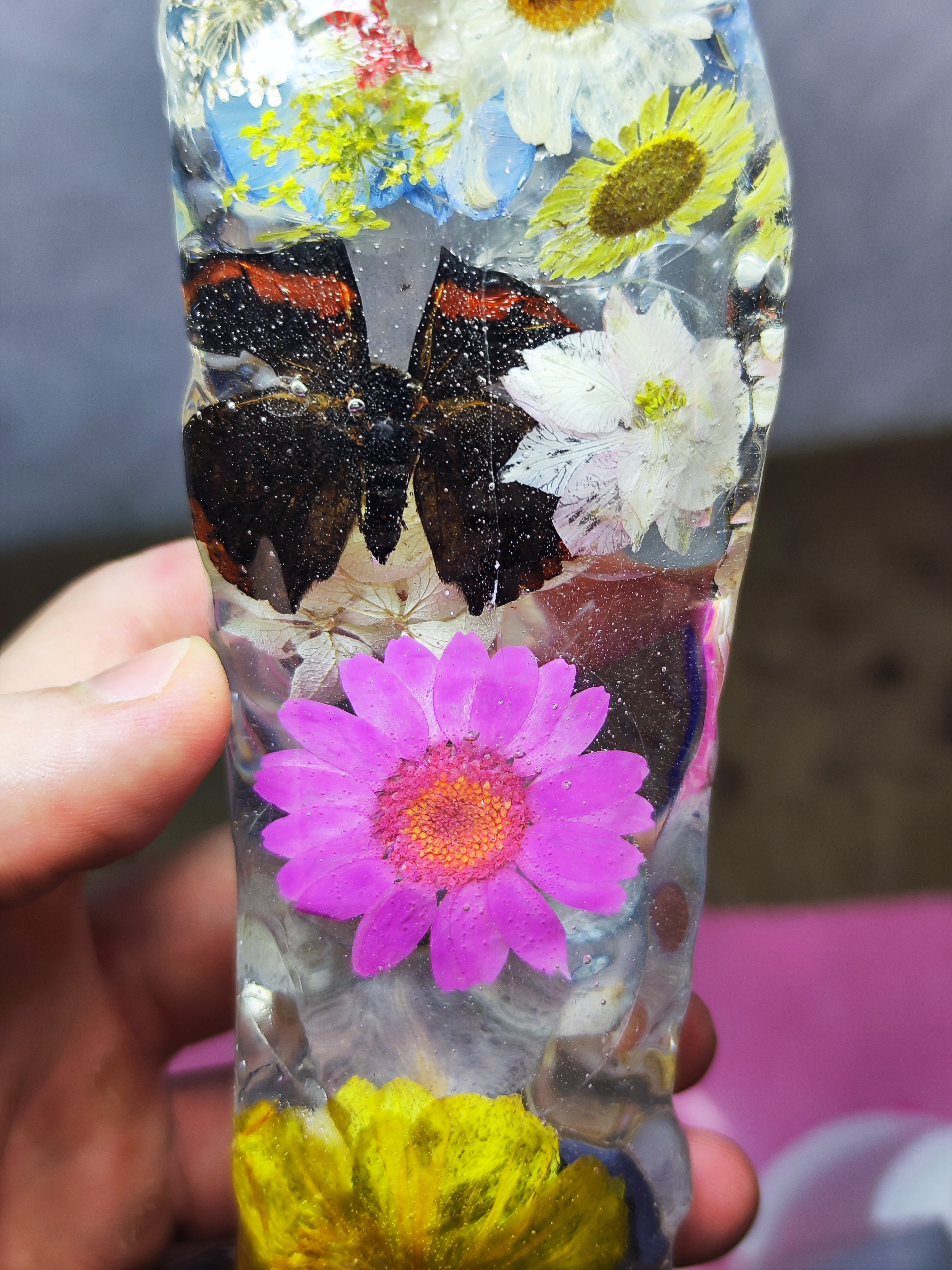 🌼🦋Mix of flowers and butterfly (22cm|8.7in|free shipping)