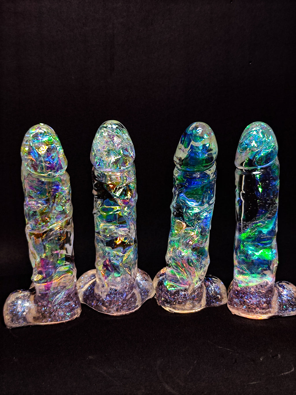 ✨ Handmade Epoxy Resin Sculpture – Cosmic Crystal | Decor & Gift (16cm)