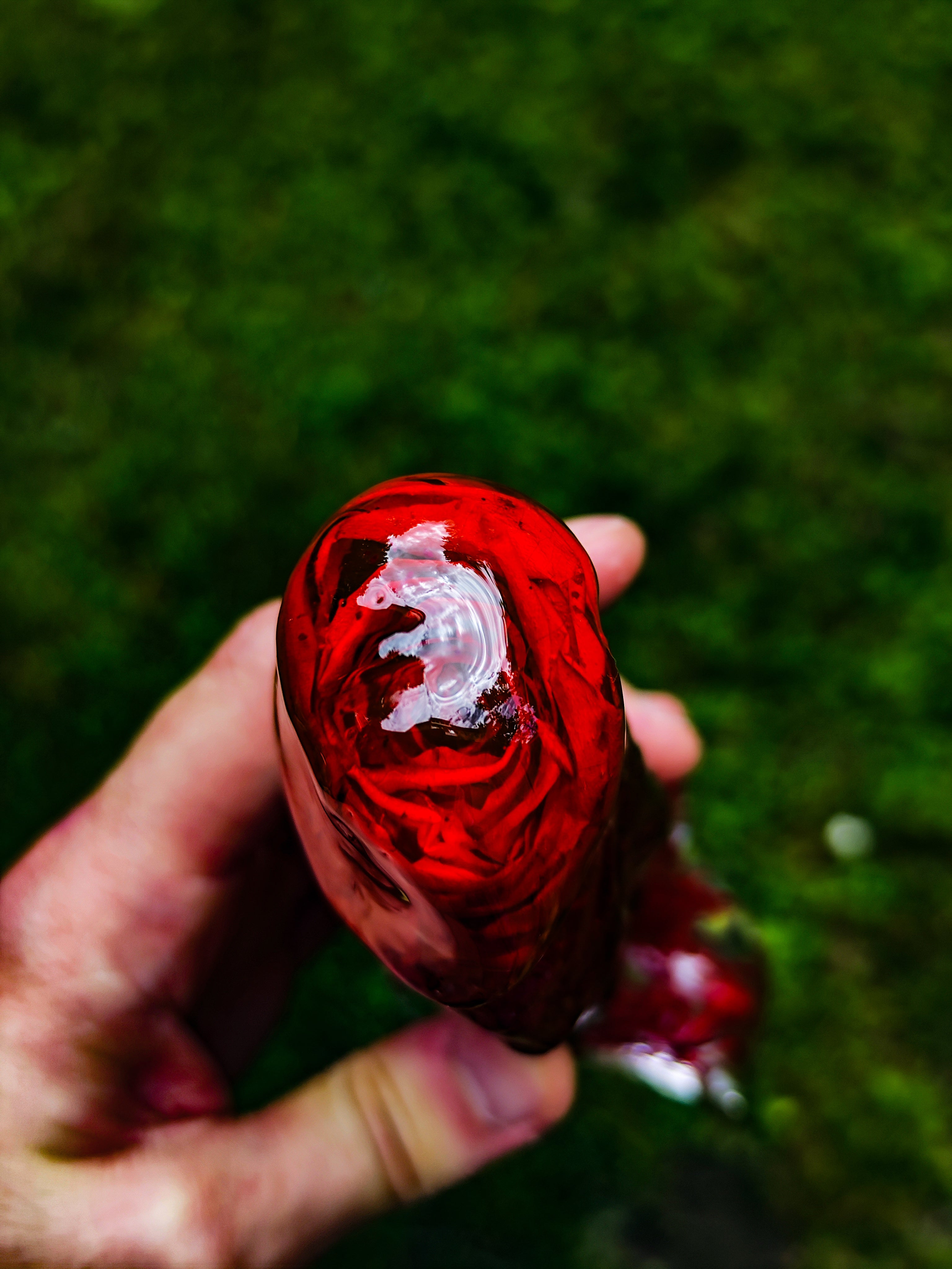 🌹 Epoxy Figure with Red Rose(22cm|8.7in|free shipping|handmade)