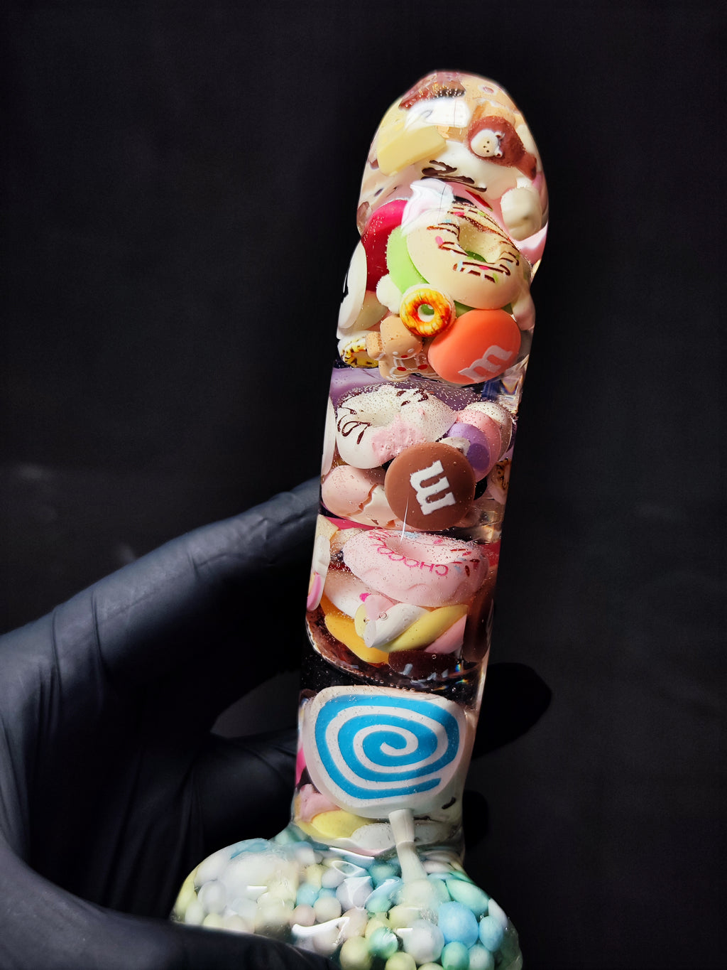 🍬 Handmade Decor Epoxy Resin Sculpture with Candy (16cm|6.3in|free shipping)