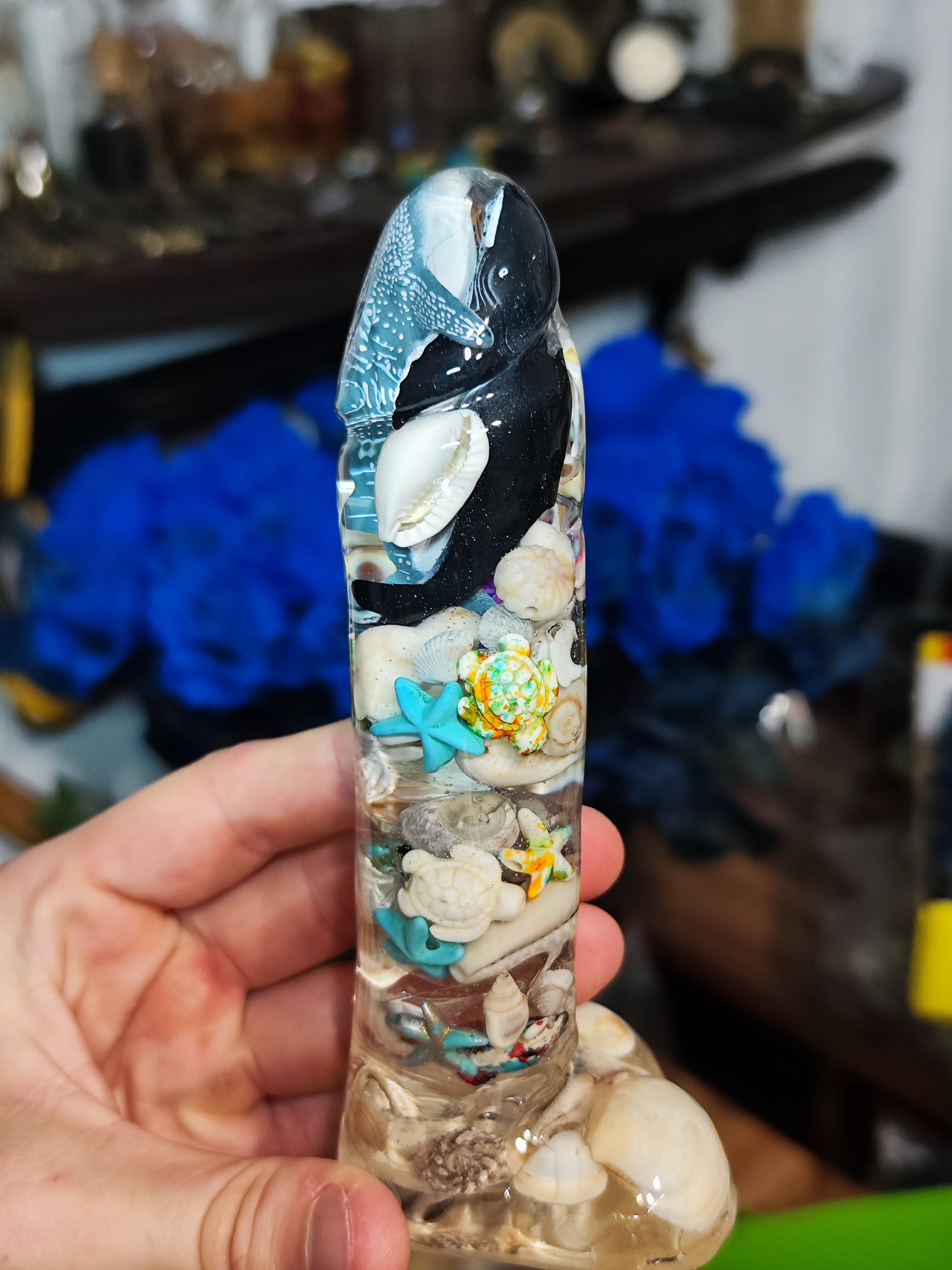 🦈🫍Whale and killer whale, shells, starfish, turtles(16cm|6.3in|free shipping)