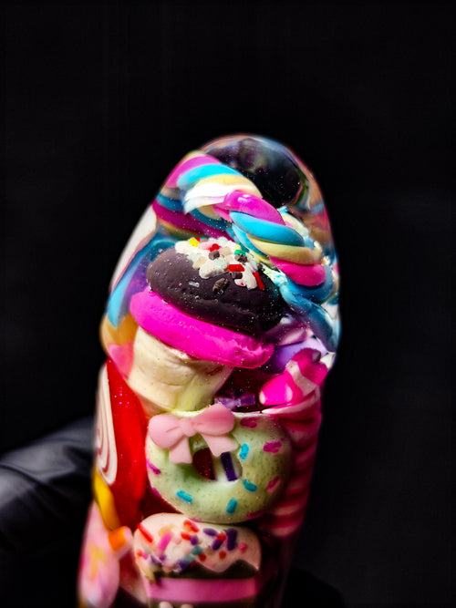 🍬 Handmade Decor Epoxy Resin Sculpture with Candy (16cm|6.3in|free shipping)