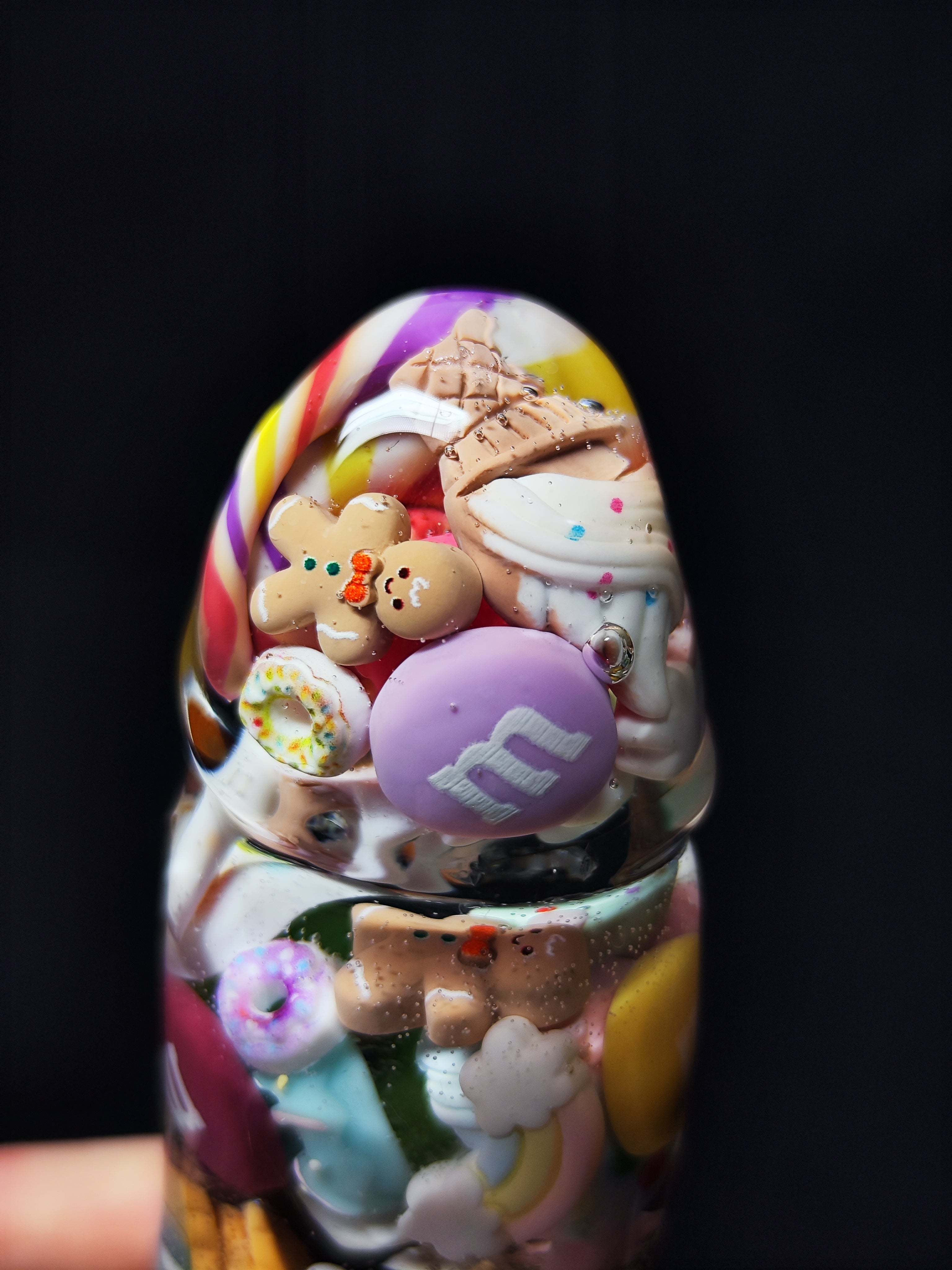 🍬 Handmade Decor Epoxy Resin Sculpture with Candy (16cm|6.3in|free shipping)