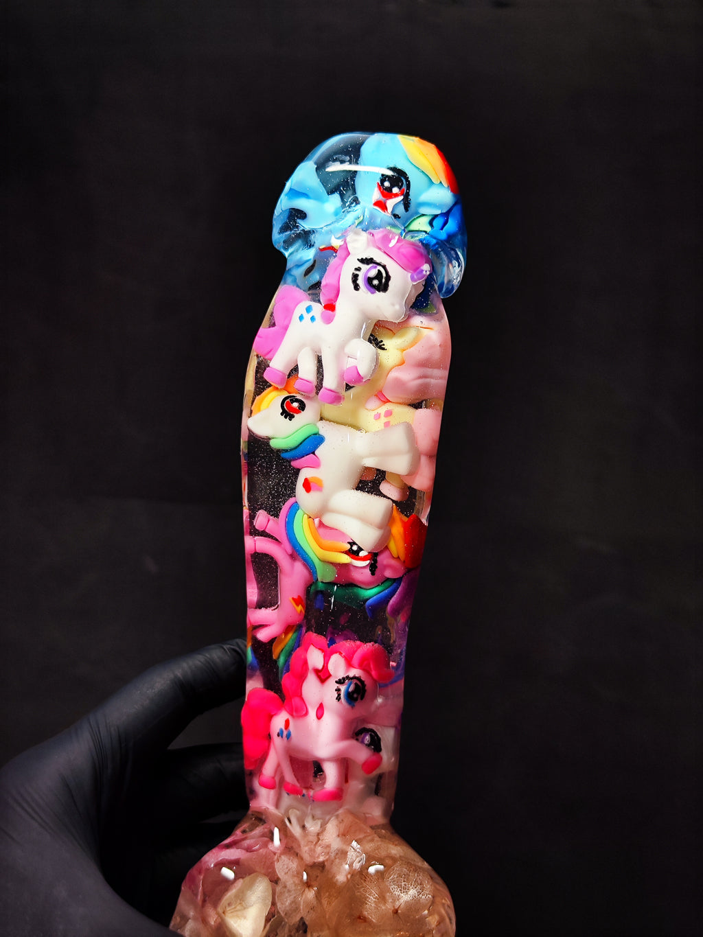 🦄Epoxy Figure with Fantasy Unicorns (22cm|8.7in|free shipping|handmade)