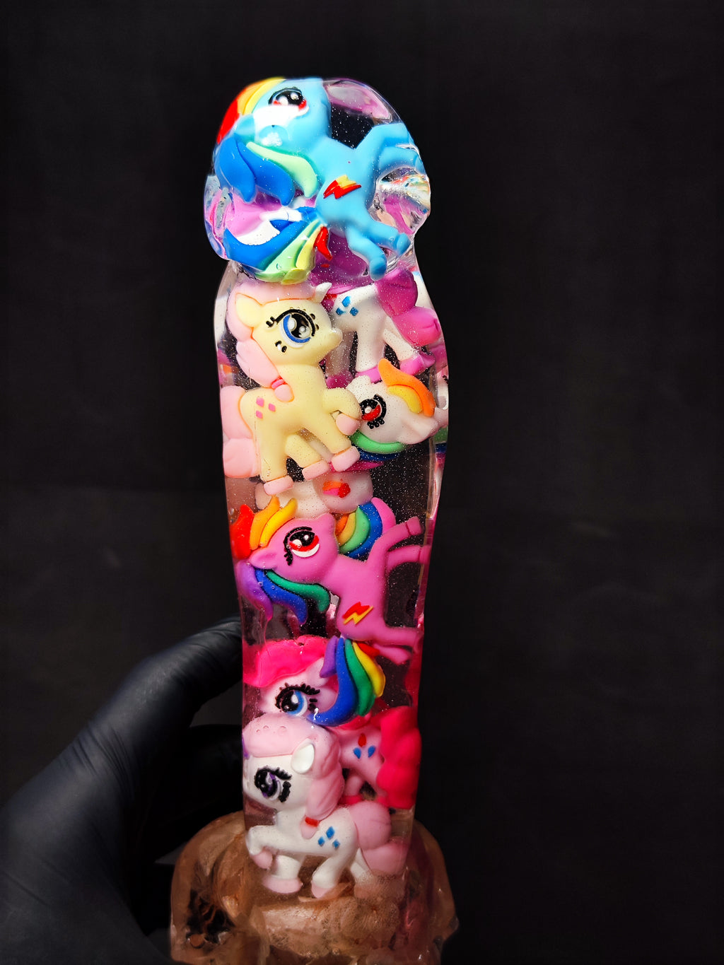 🦄Epoxy Figure with Fantasy Unicorns (22cm|8.7in|free shipping|handmade)