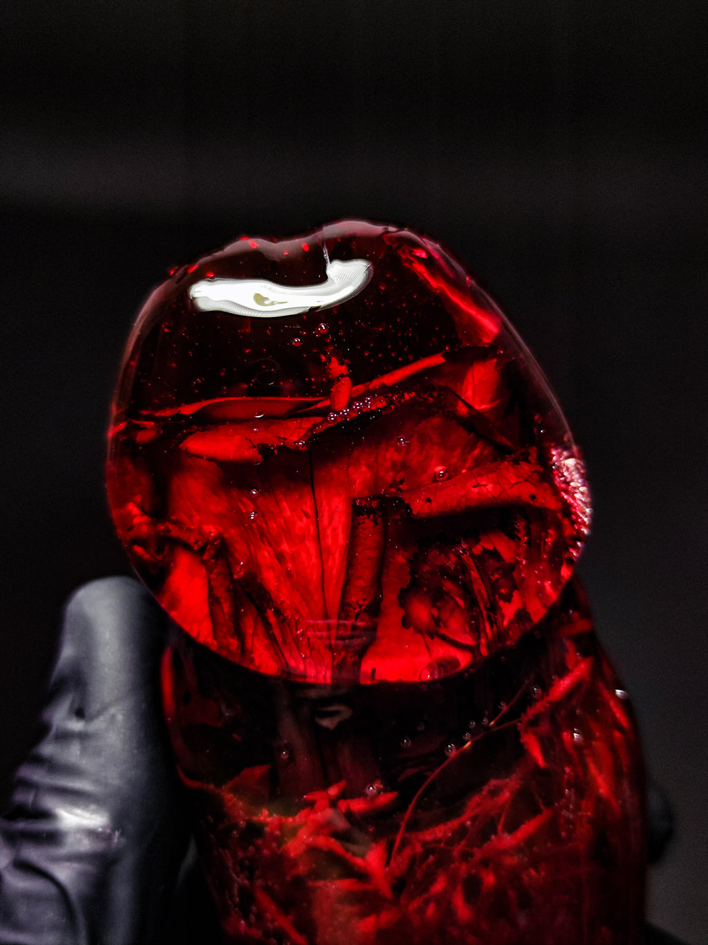 Red rose 22cm✨Decor figure resin epoxy 🌹