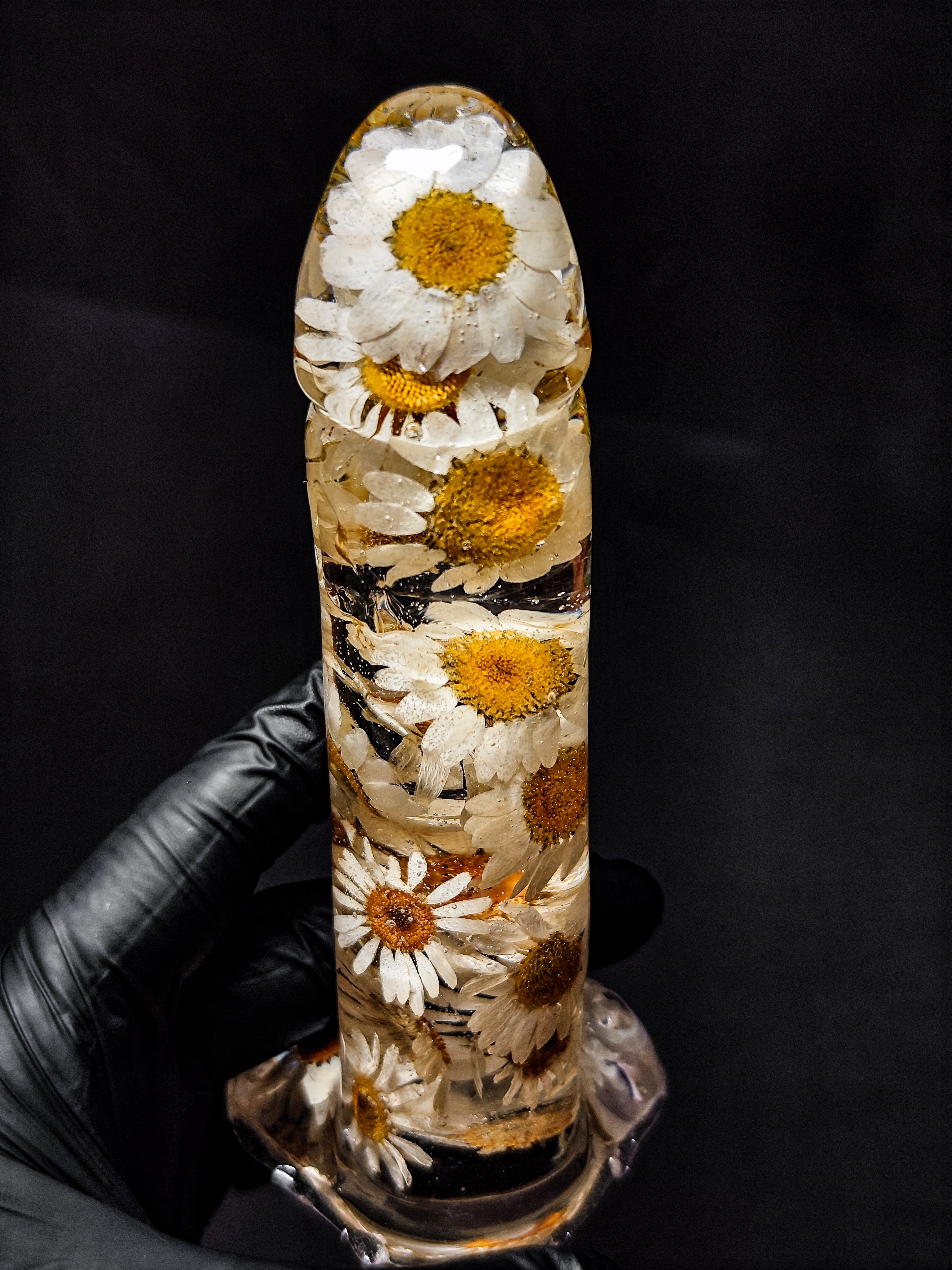 🤍💮Figurine with daisies(16cm|6.3in|free shipping)