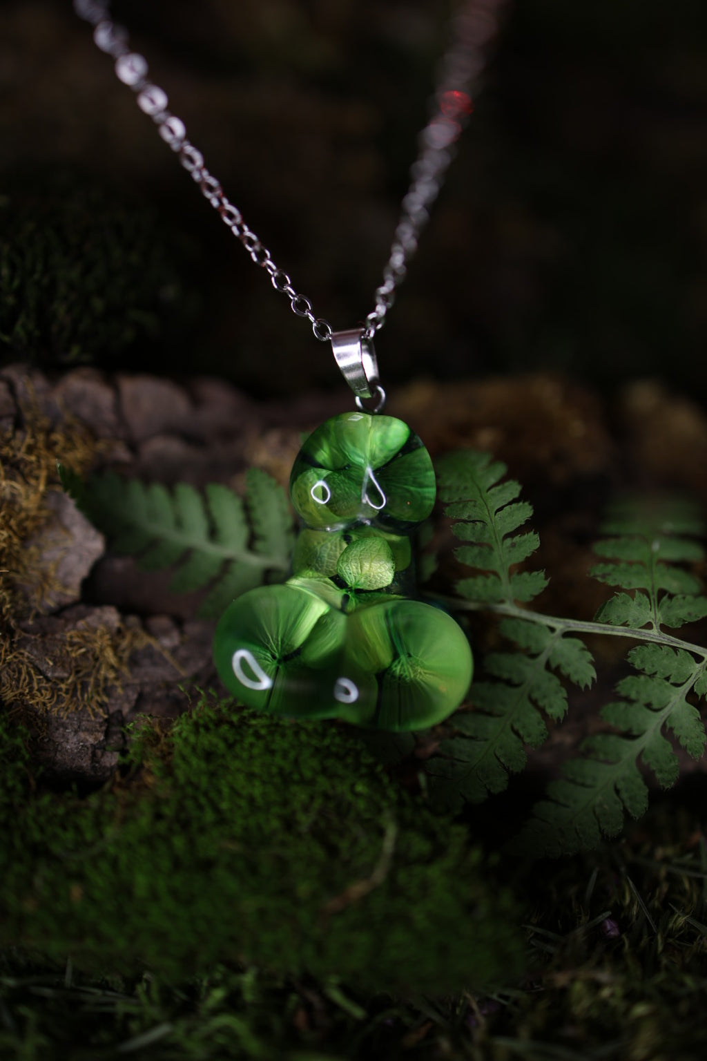 💚Pendant 1.4in|3.6cm with flower (free shipping)