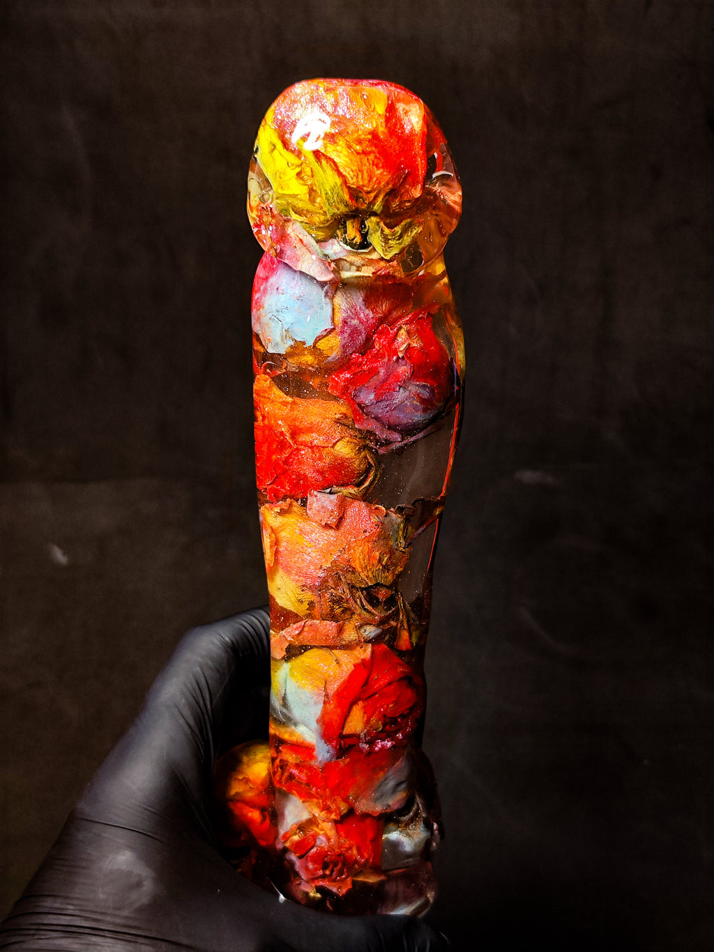 🌹🌈Painted roses(24cm|9.5in|free shipping)
