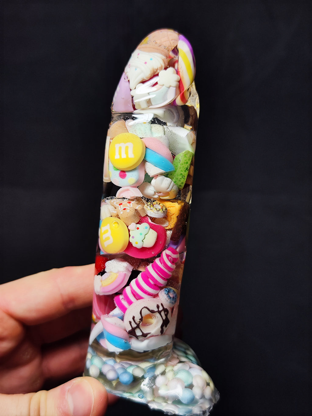 🍬 Handmade Decor Epoxy Resin Sculpture with Candy (16cm|6.3in|free shipping)
