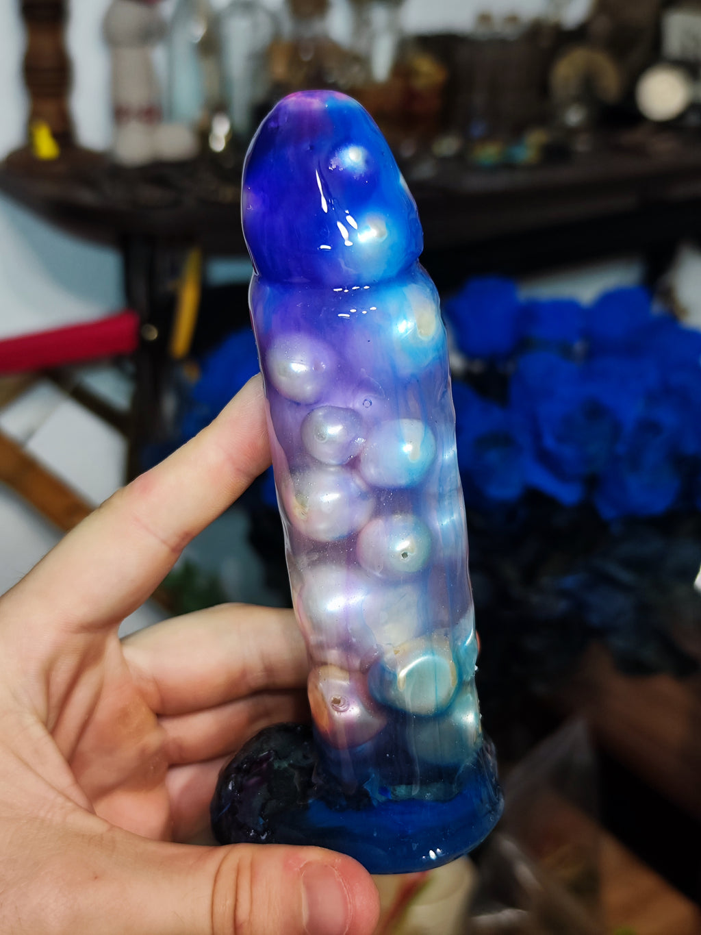 🤍Pearls and ink that glow in the dark(16cm|6.3in|free shipping)