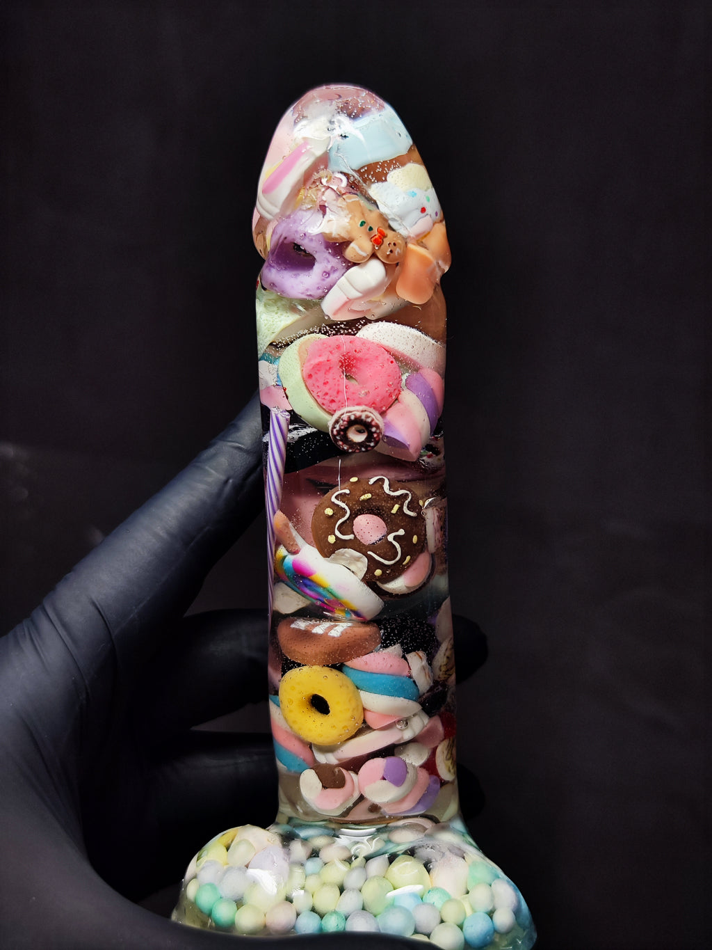 🍬 Handmade Decor Epoxy Resin Sculpture with Candy (16cm|6.3in|free shipping)