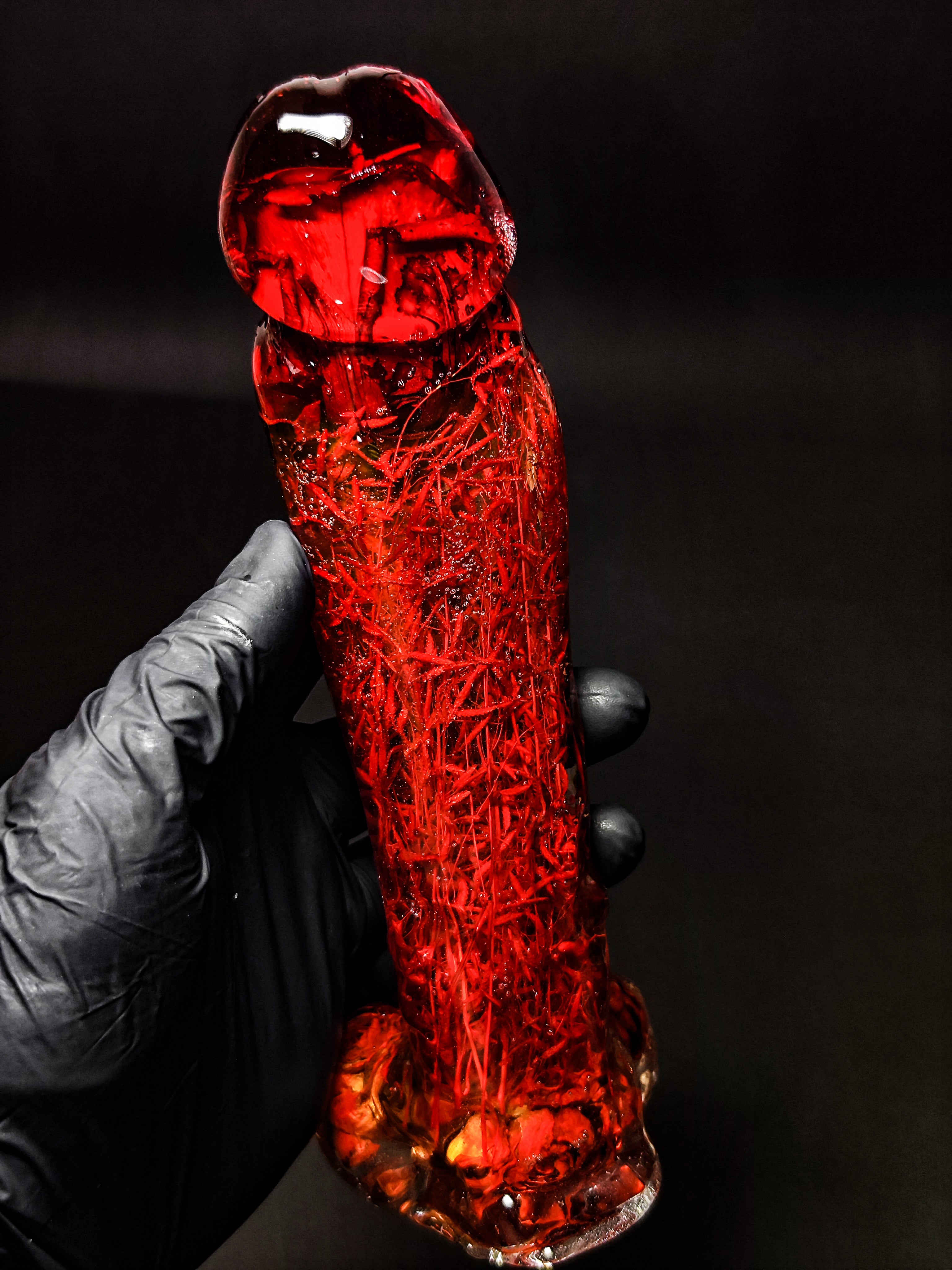 Red rose 22cm✨Decor figure resin epoxy 🌹