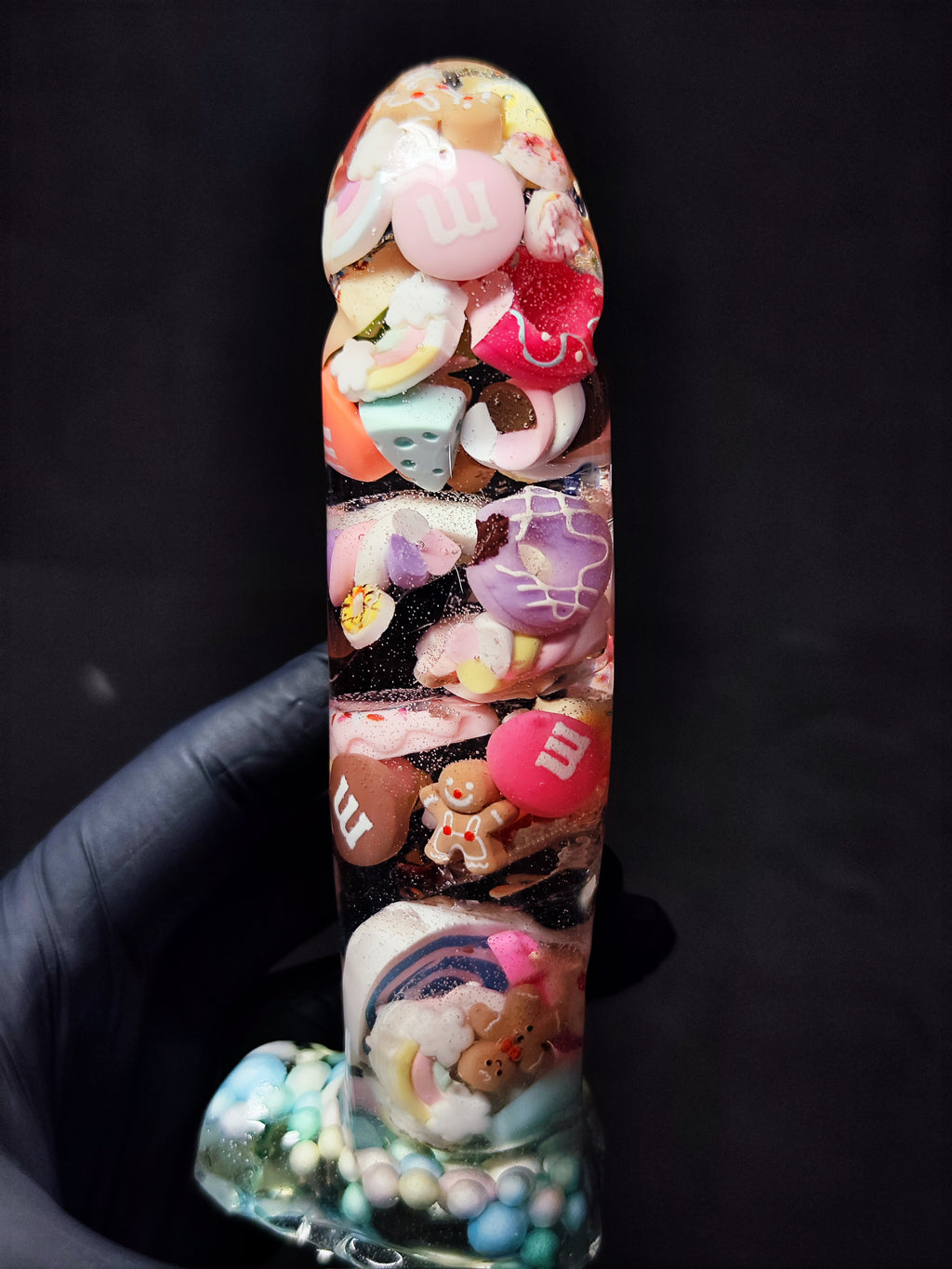 🍬 Handmade Decor Epoxy Resin Sculpture with Candy (16cm|6.3in|free shipping)