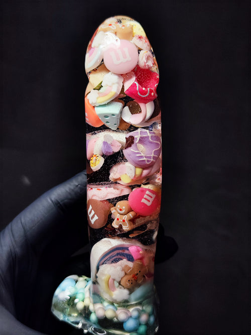 🍬 Handmade Decor Epoxy Resin Sculpture with Candy (16cm|6.3in|free shipping)