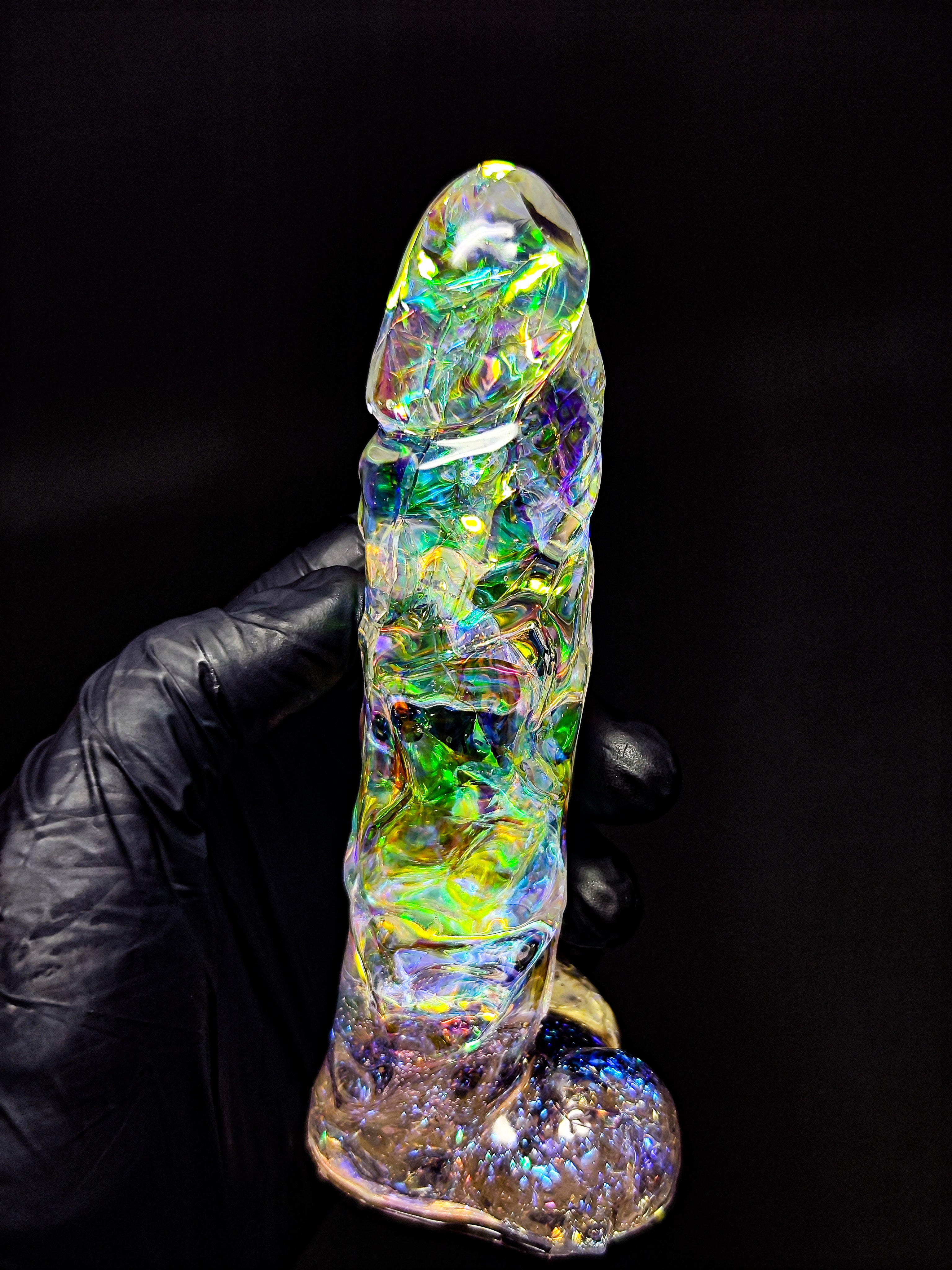 ✨ Handmade Epoxy Resin Sculpture – Cosmic Crystal | Decor & Gift (16cm)