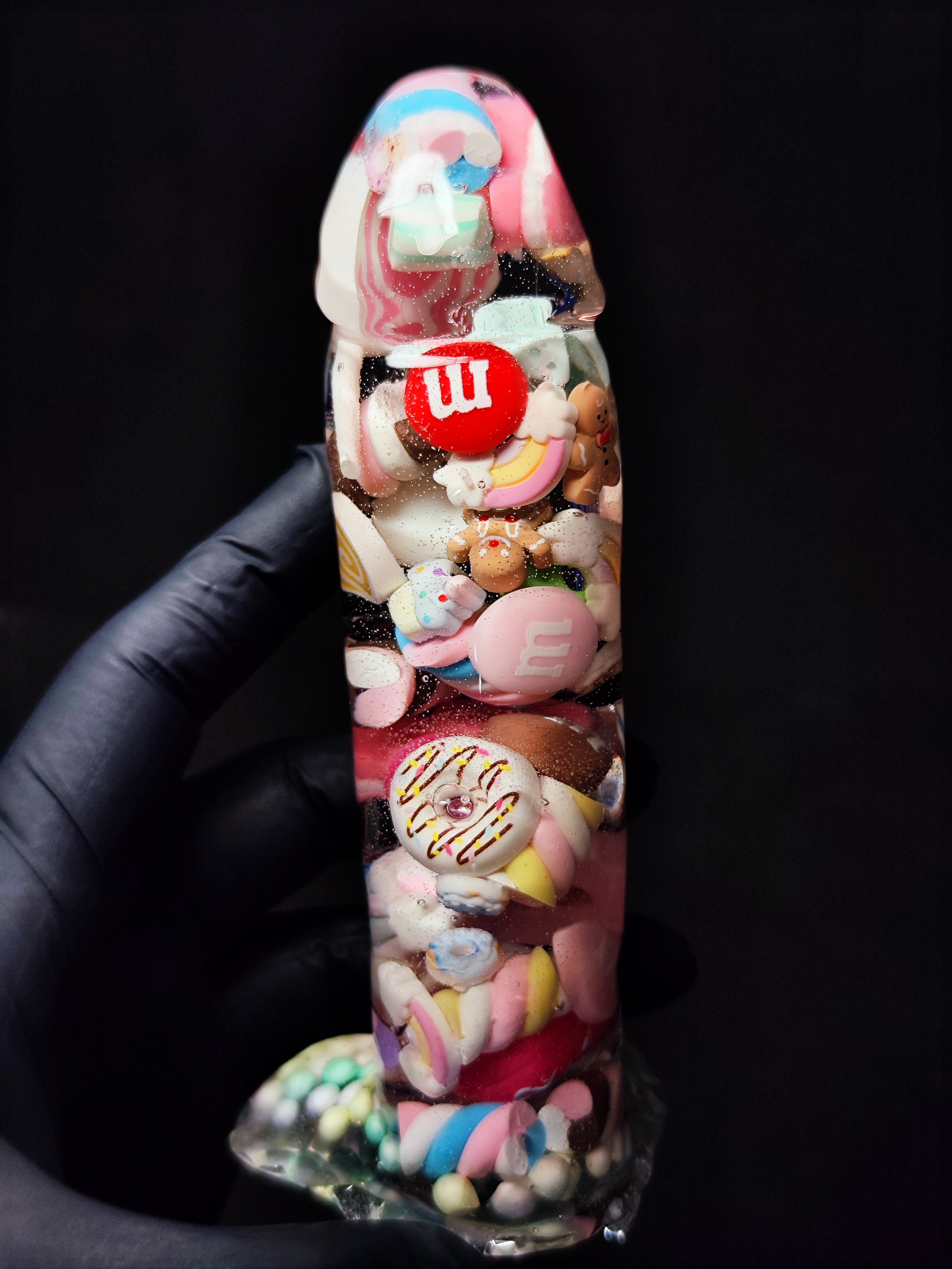 🍬 Handmade Decor Epoxy Resin Sculpture with Candy (16cm|6.3in|free shipping)