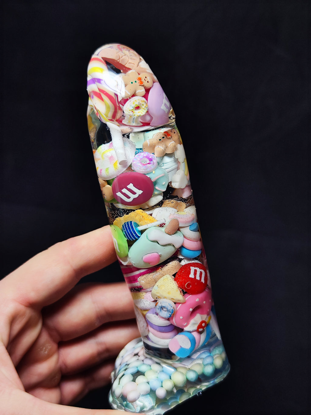 🍬 Handmade Decor Epoxy Resin Sculpture with Candy (16cm|6.3in|free shipping)