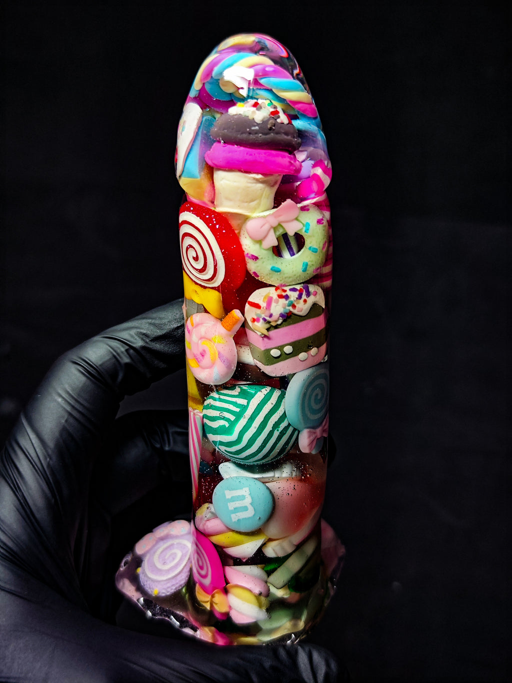 🍬 Handmade Decor Epoxy Resin Sculpture with Candy (16cm|6.3in|free shipping)