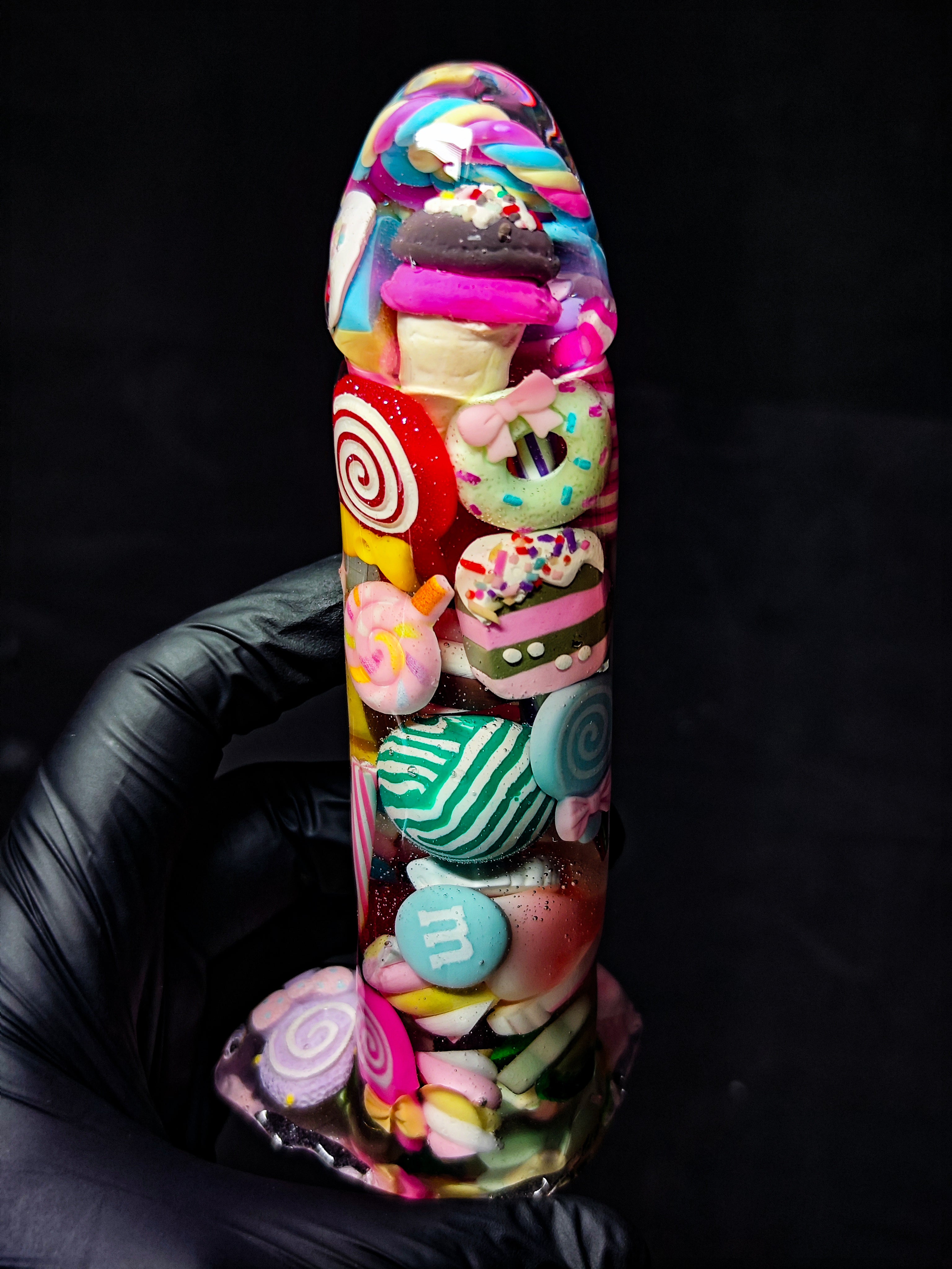 🍬 Handmade Decor Epoxy Resin Sculpture with Candy (16cm|6.3in|free shipping)