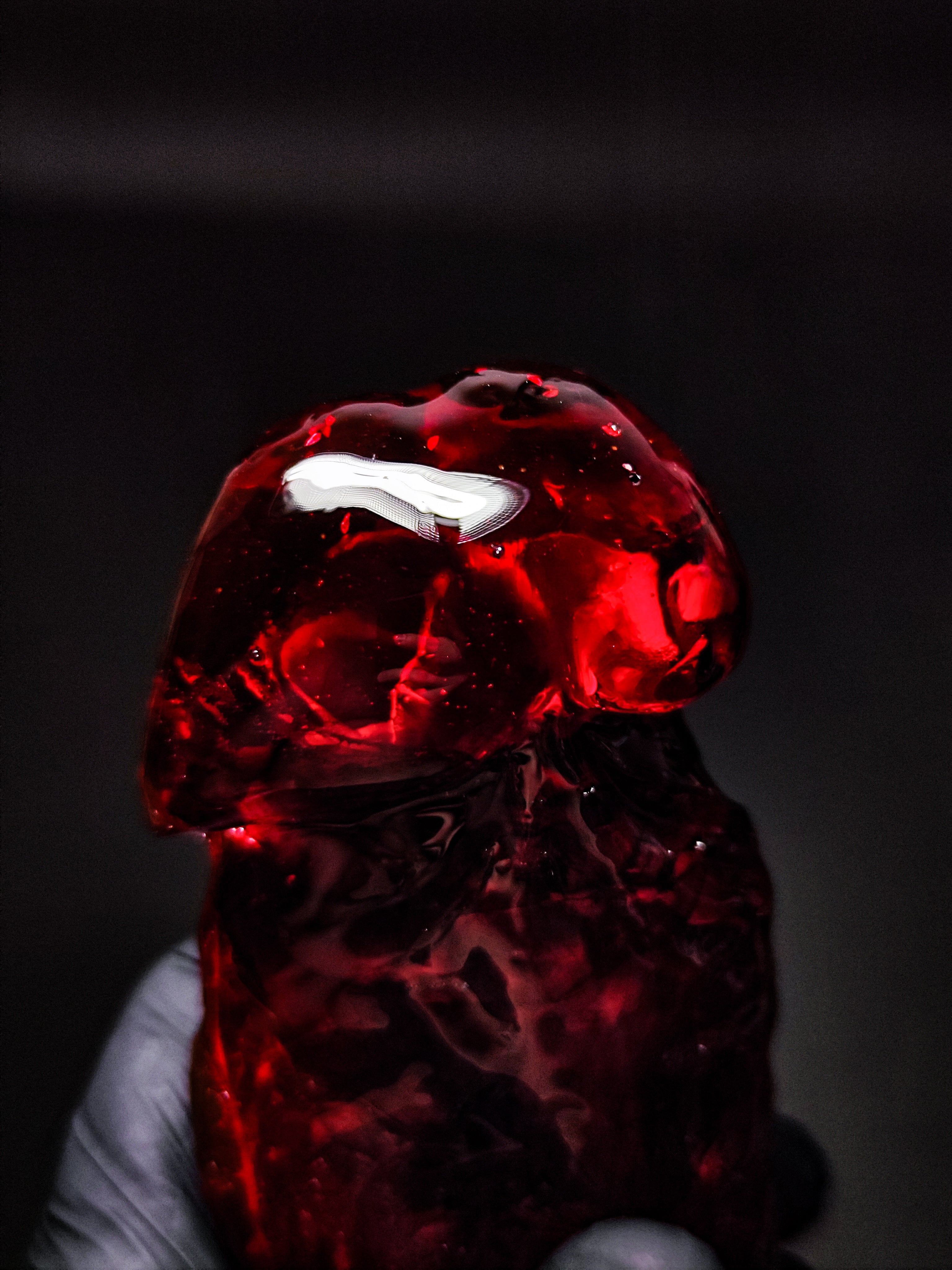 Red rose 22cm✨Decor figure resin epoxy 🌹