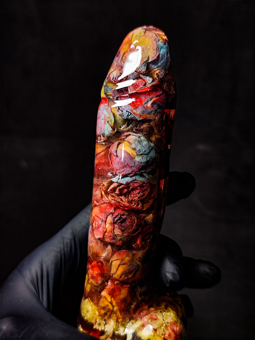 🌹🌈Painted roses(16cm|6.3in|free shipping)