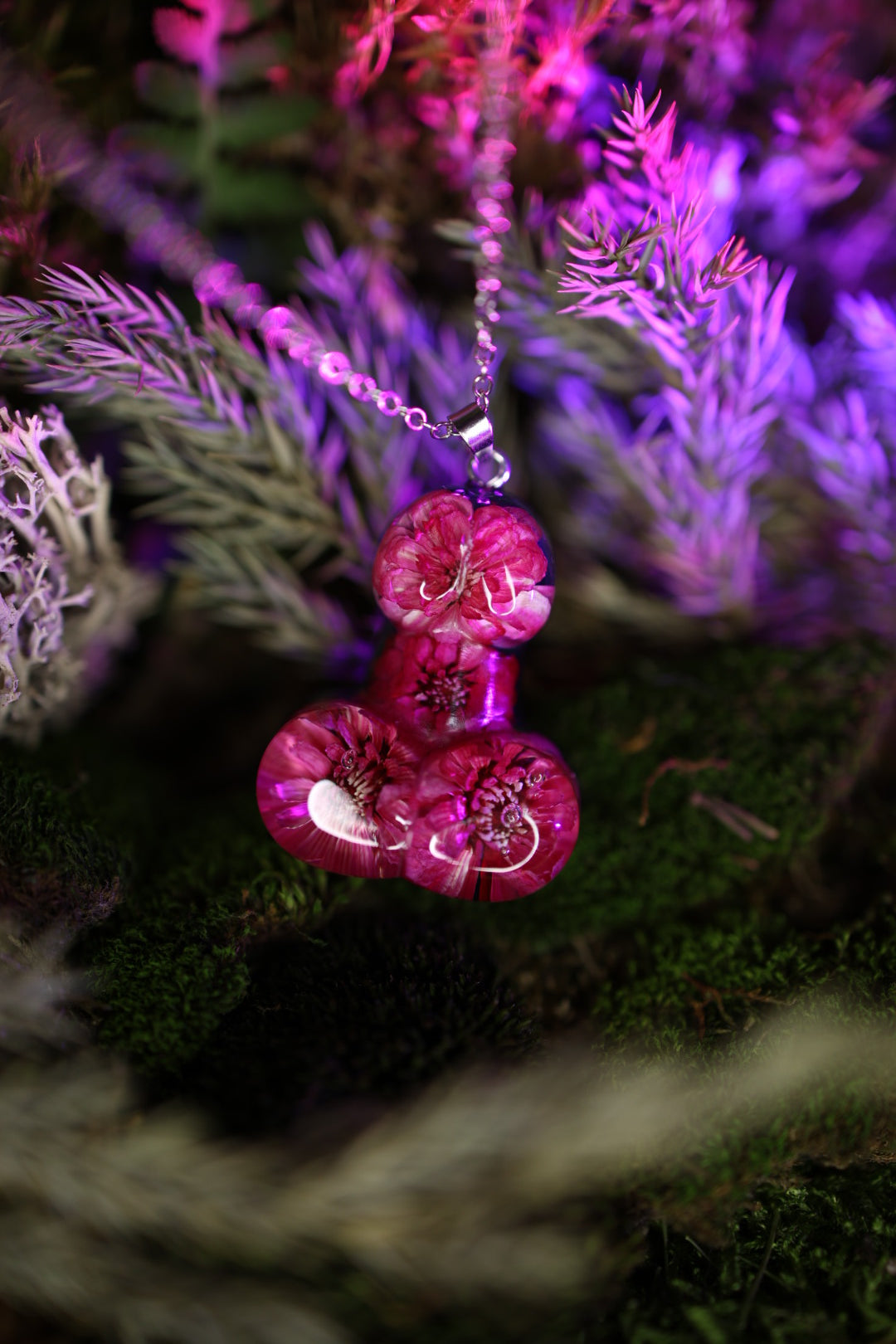 💜Pendant 1.4in|3.6cm with Raspberry pearl (free shipping)