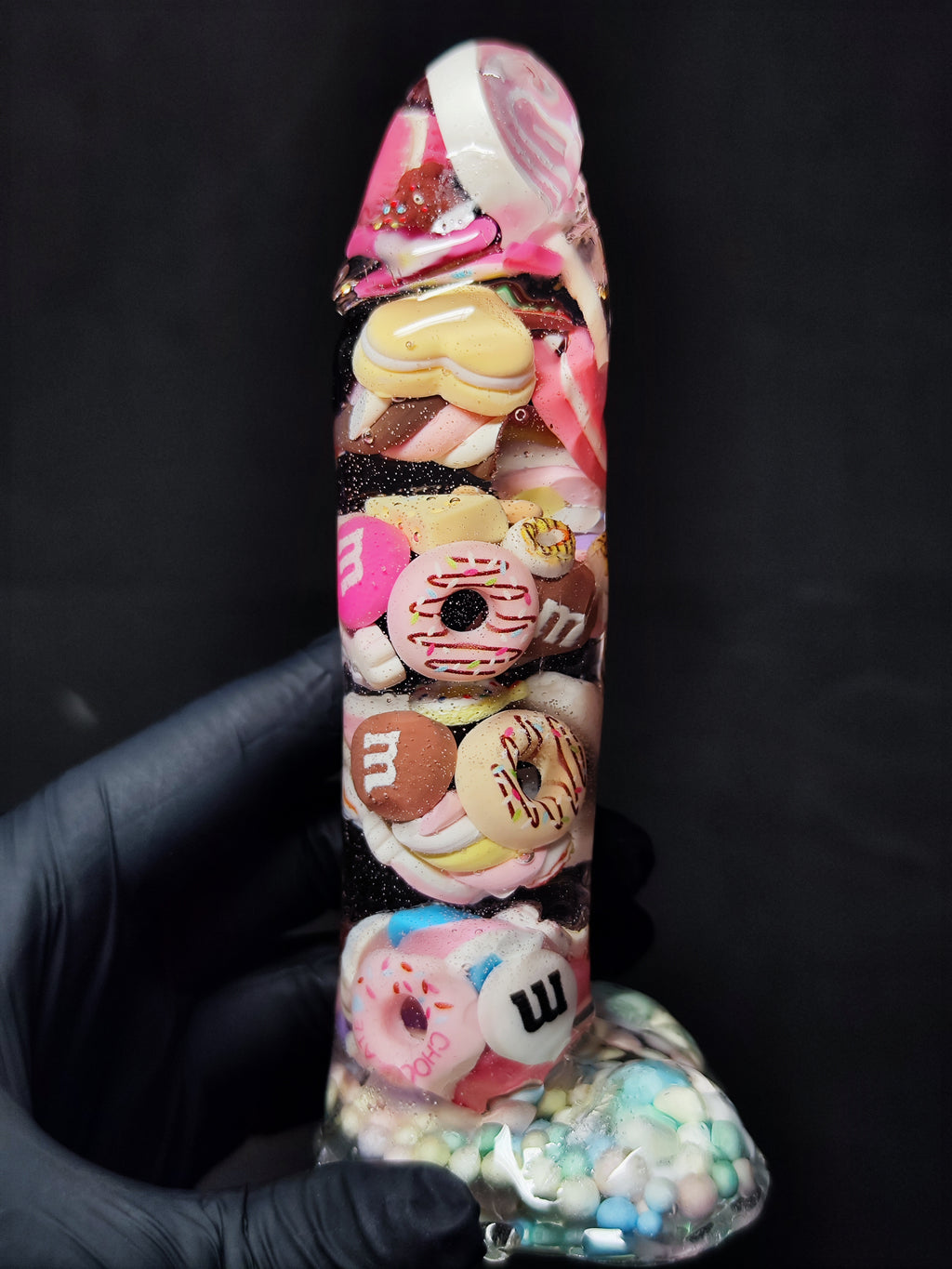 🍬 Handmade Decor Epoxy Resin Sculpture with Candy (16cm|6.3in|free shipping)