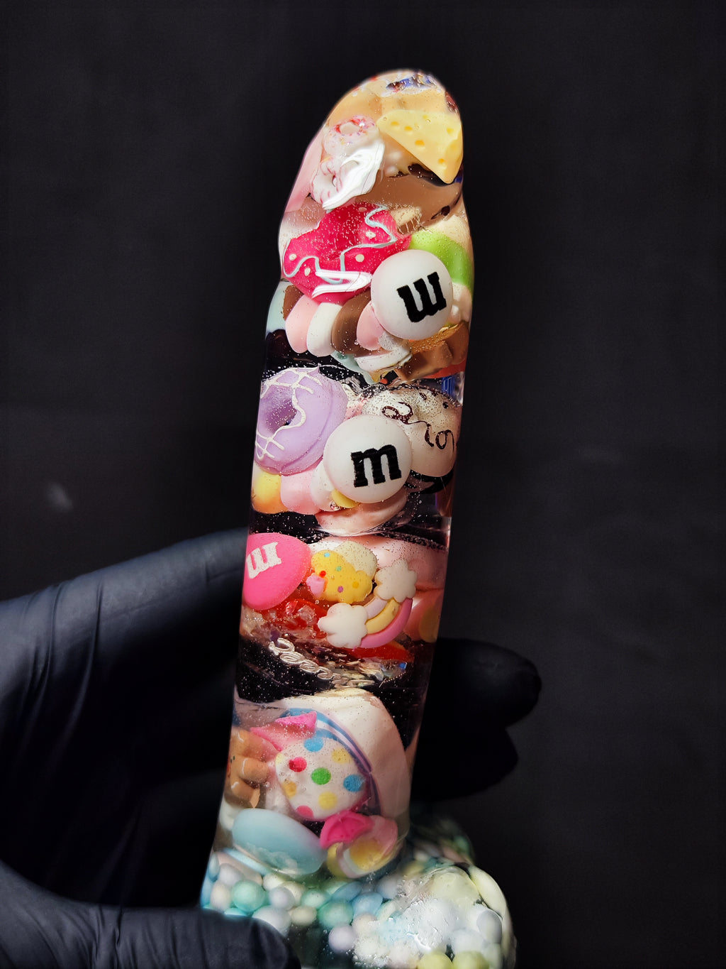 🍬 Handmade Decor Epoxy Resin Sculpture with Candy (16cm|6.3in|free shipping)