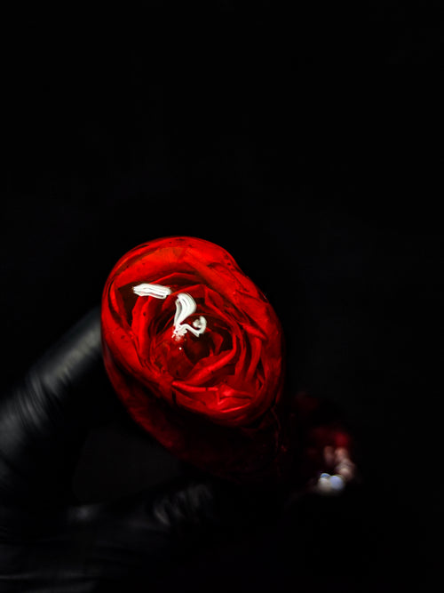 🌹 Epoxy Figure with Red Rose(22cm|8.7in|free shipping|handmade)