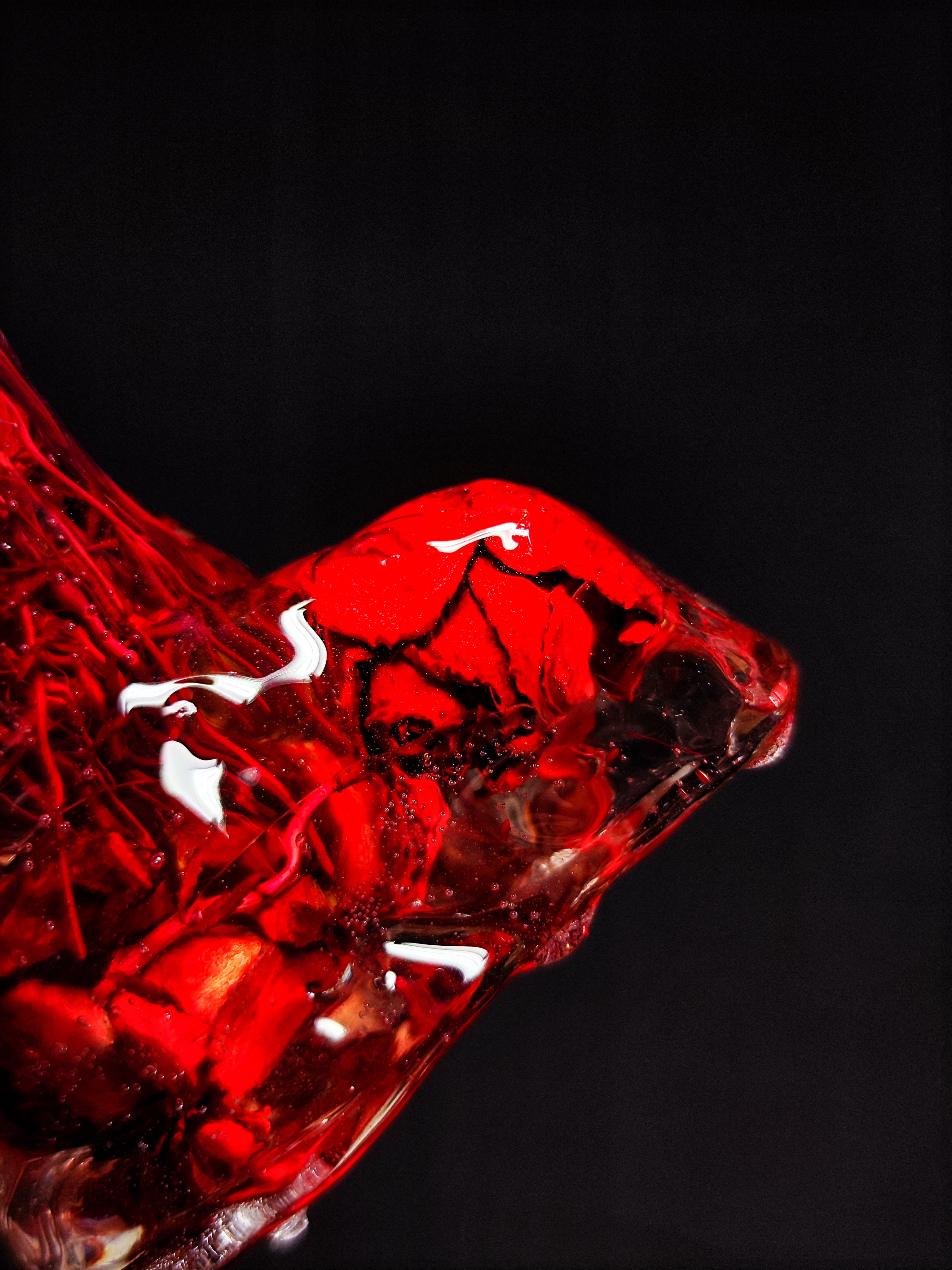 Red rose 22cm✨Decor figure resin epoxy 🌹