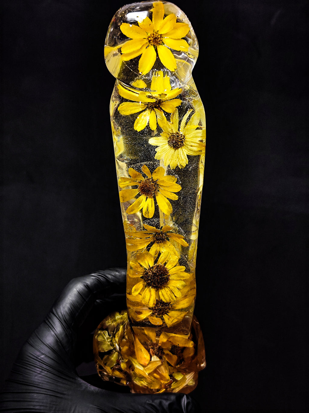 🌼Sculpture with Sunflower(22cm|8.7in|free shipping)