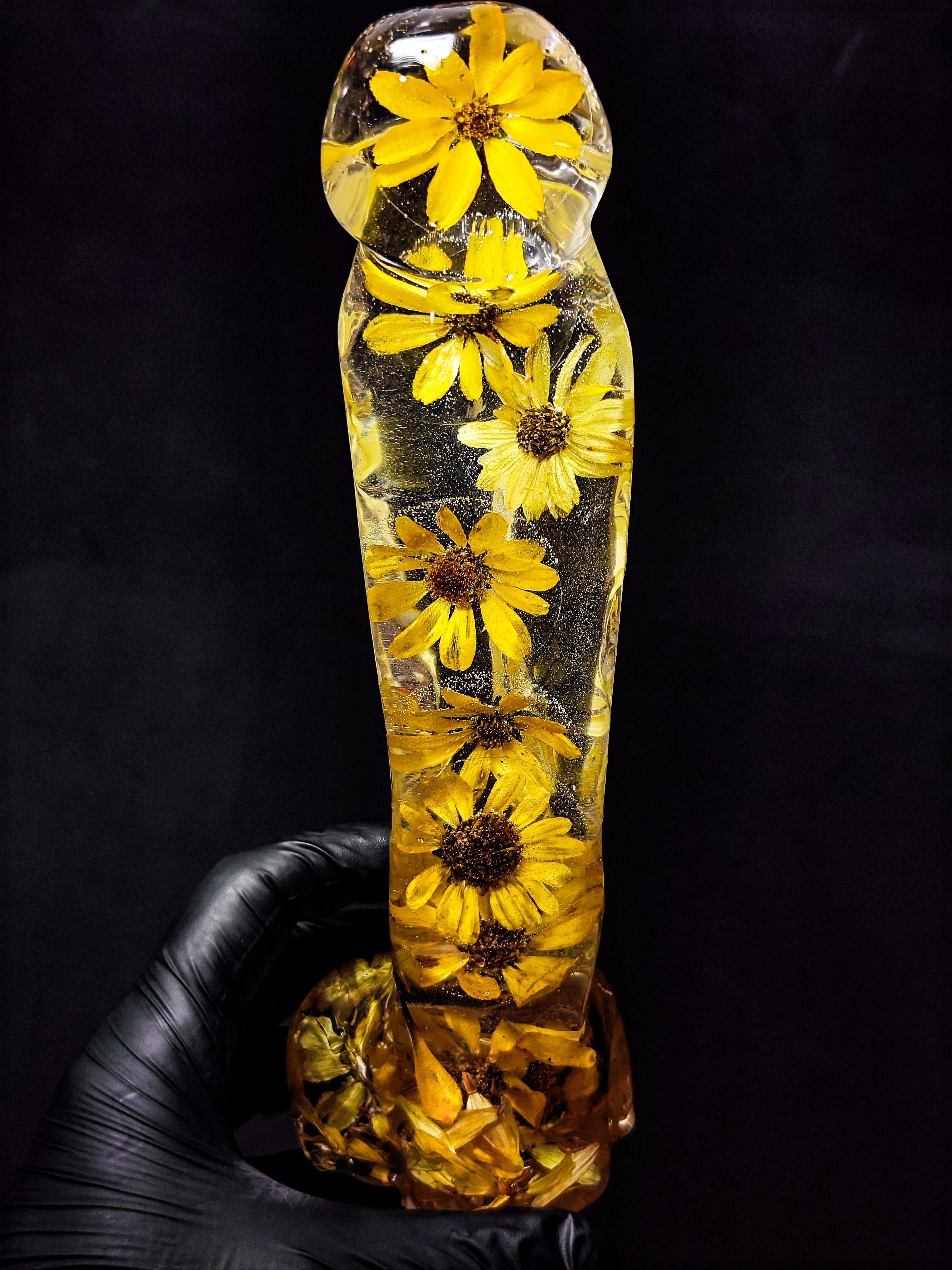 🌼Sculpture with Sunflower(22cm|8.7in|free shipping)