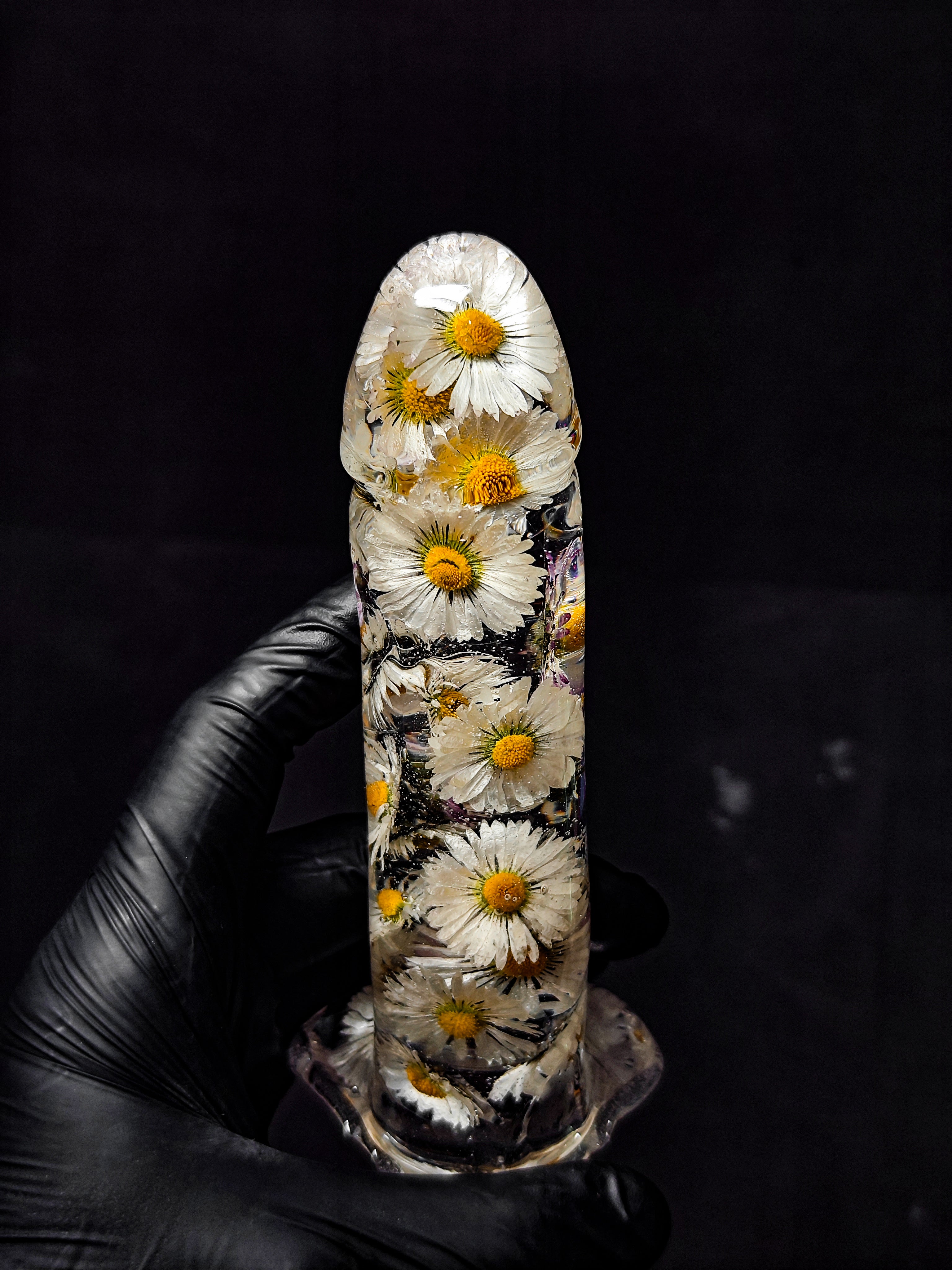 🤍Sculpture with Daisies(16cm|6.3in|free shipping)