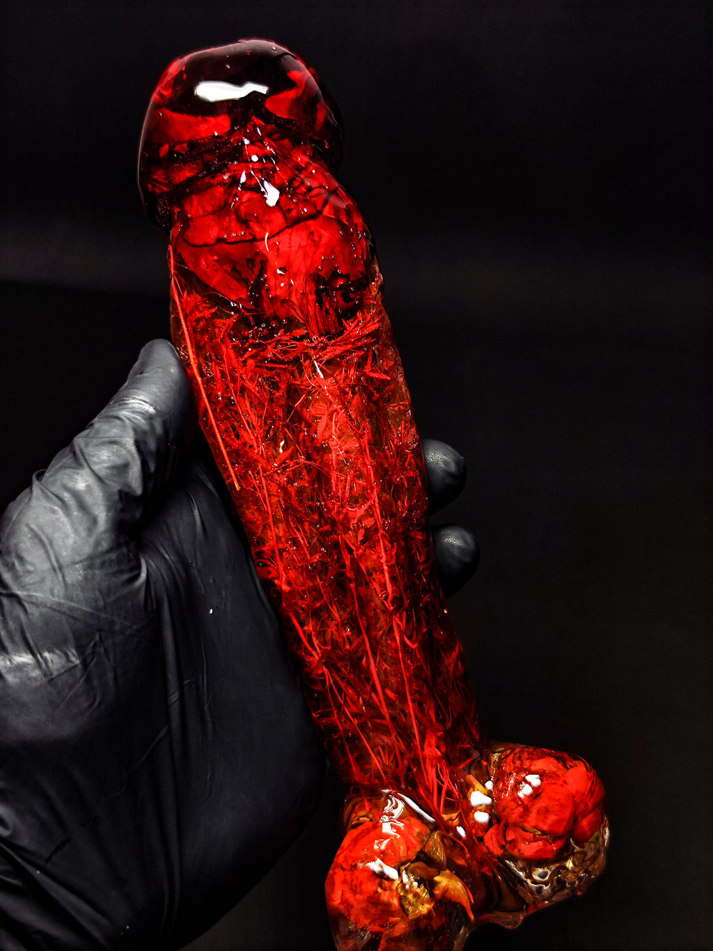 Red rose 22cm✨Decor figure resin epoxy 🌹