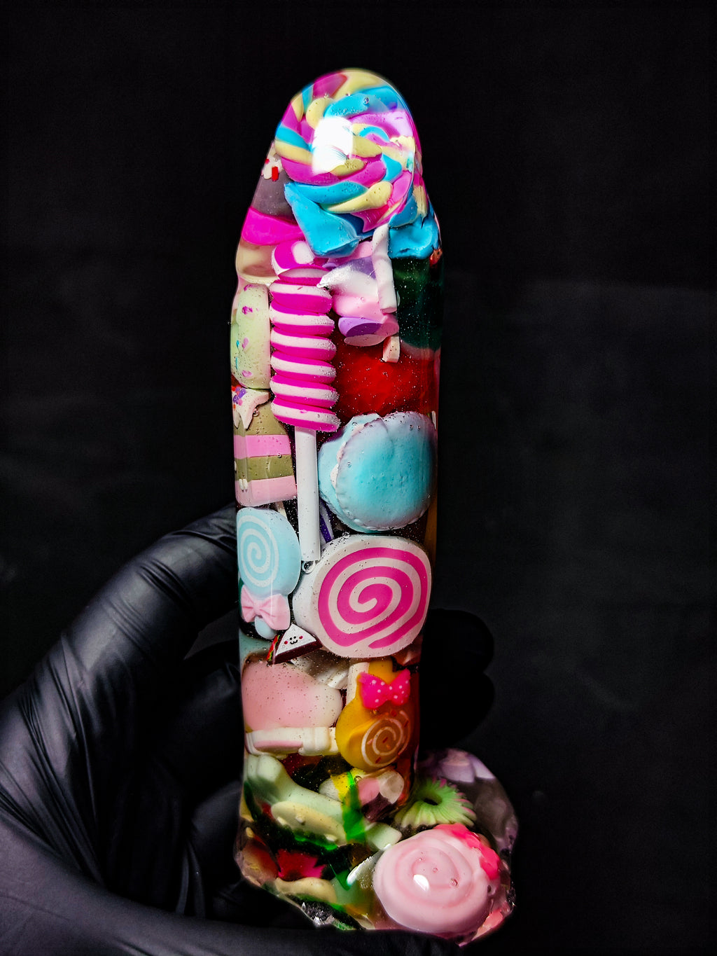 🍬 Handmade Decor Epoxy Resin Sculpture with Candy (16cm|6.3in|free shipping)