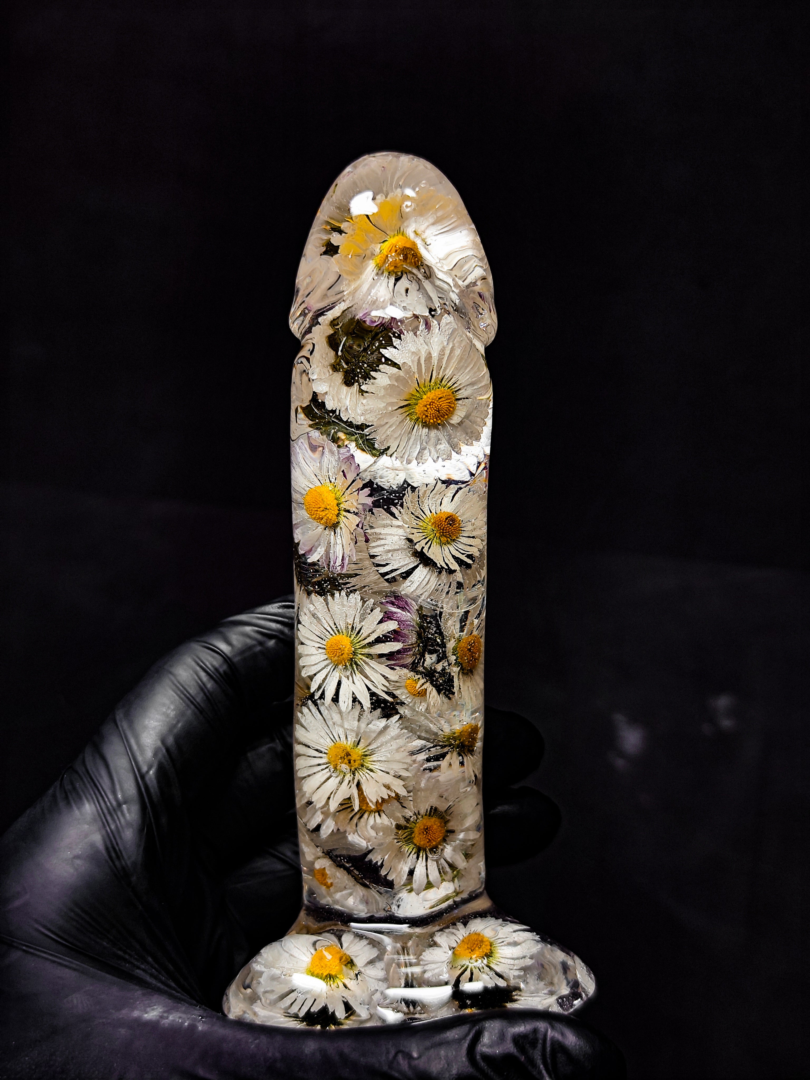 🤍Sculpture with Daisies(16cm|6.3in|free shipping)