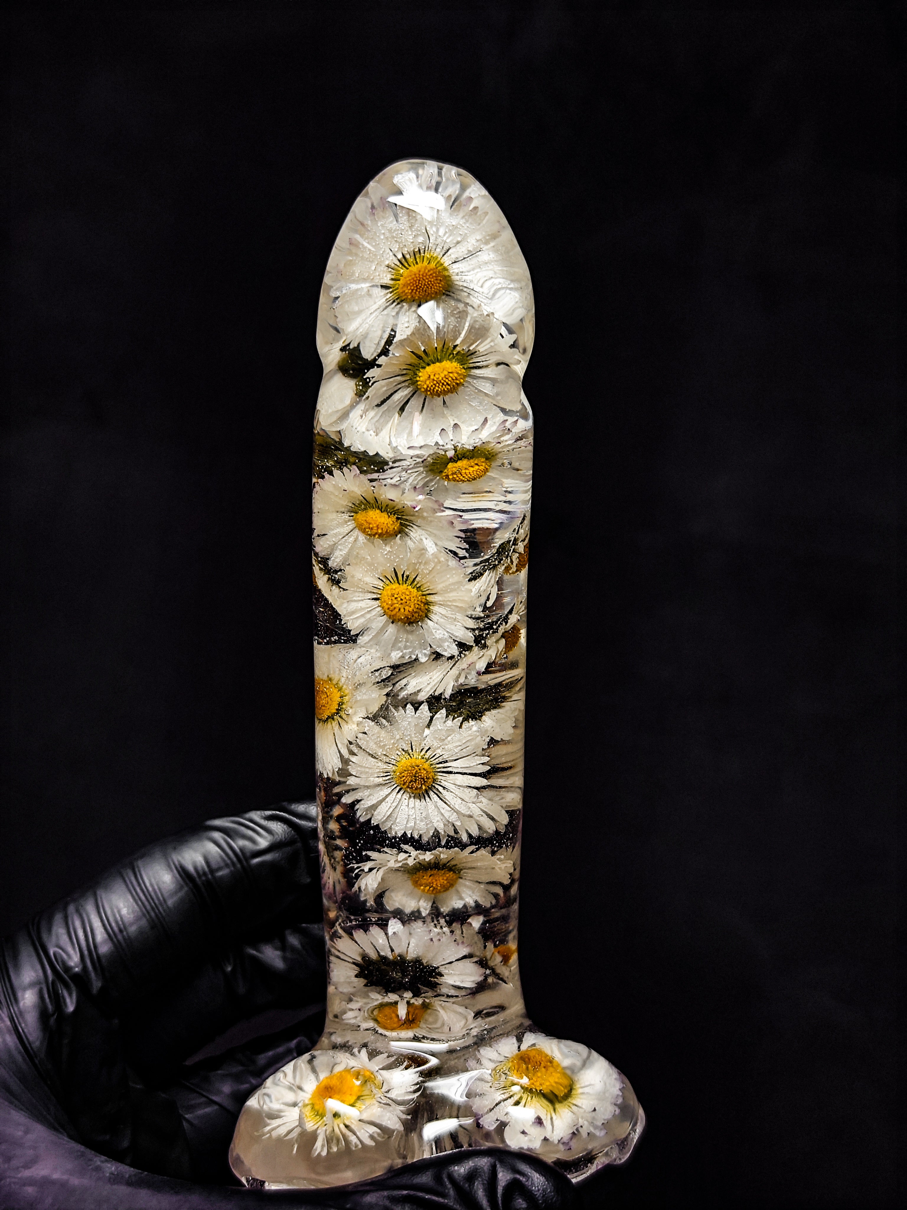 🤍Sculpture with Daisies(16cm|6.3in|free shipping)