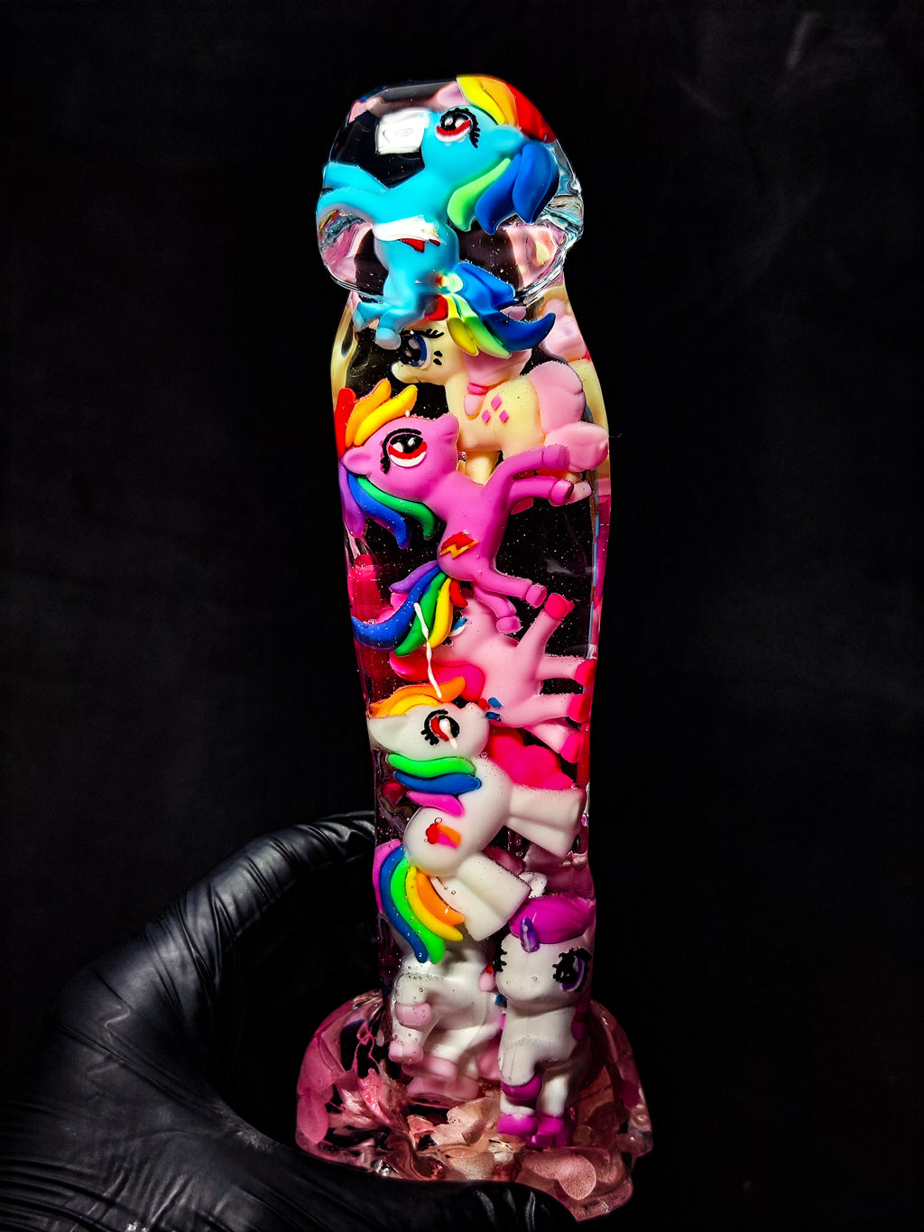 🦄Epoxy Figure with Fantasy Unicorns (22cm|8.7in|free shipping|handmade)